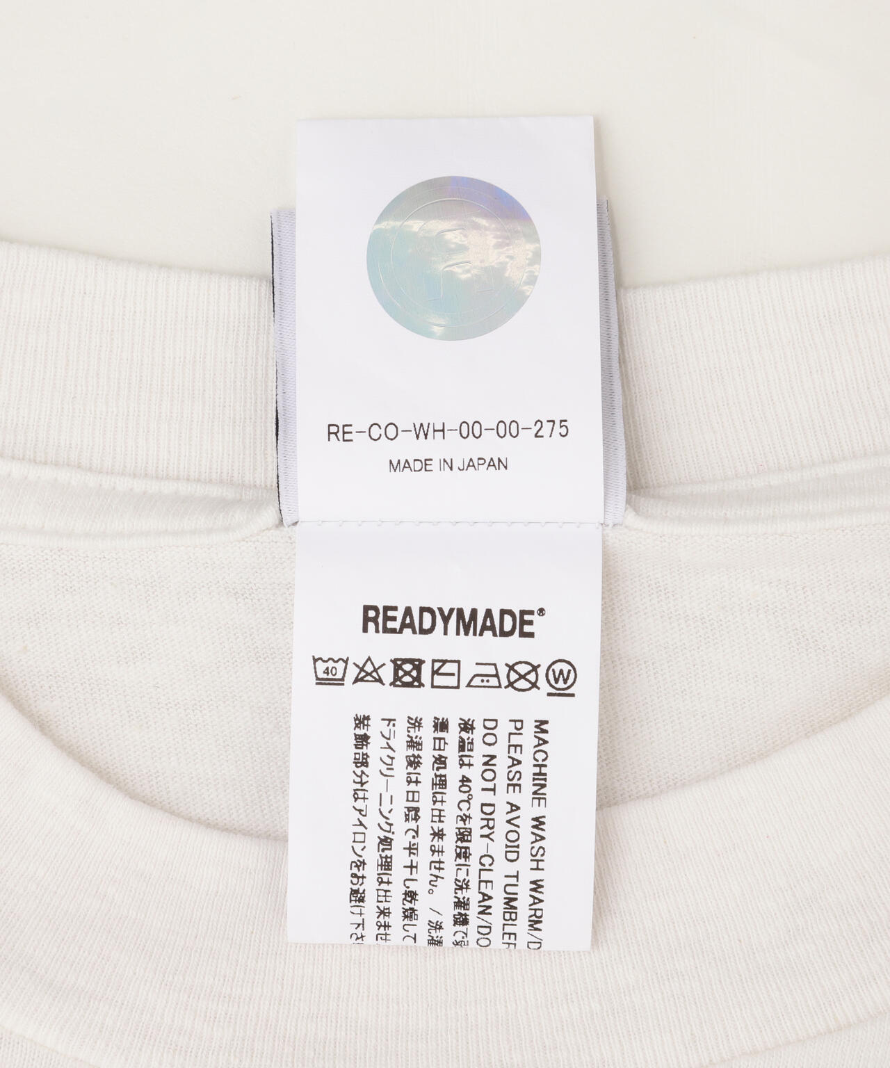 READYMADE/レディーメイド/THIS IS MY TEE/WHITE