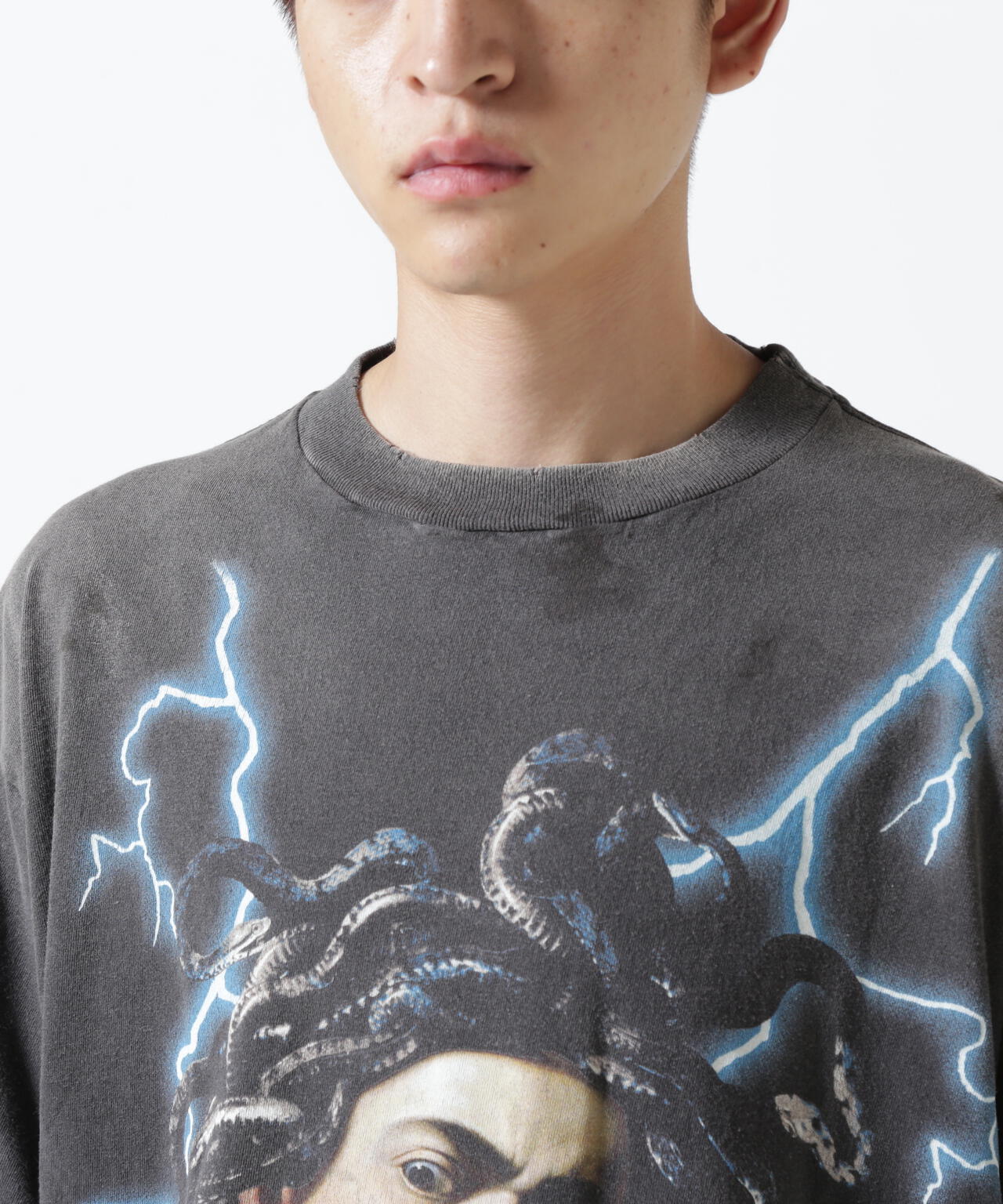 SAINT MICHAEL/セントマイケル/SS TEE/MEDUSA/BLACK
