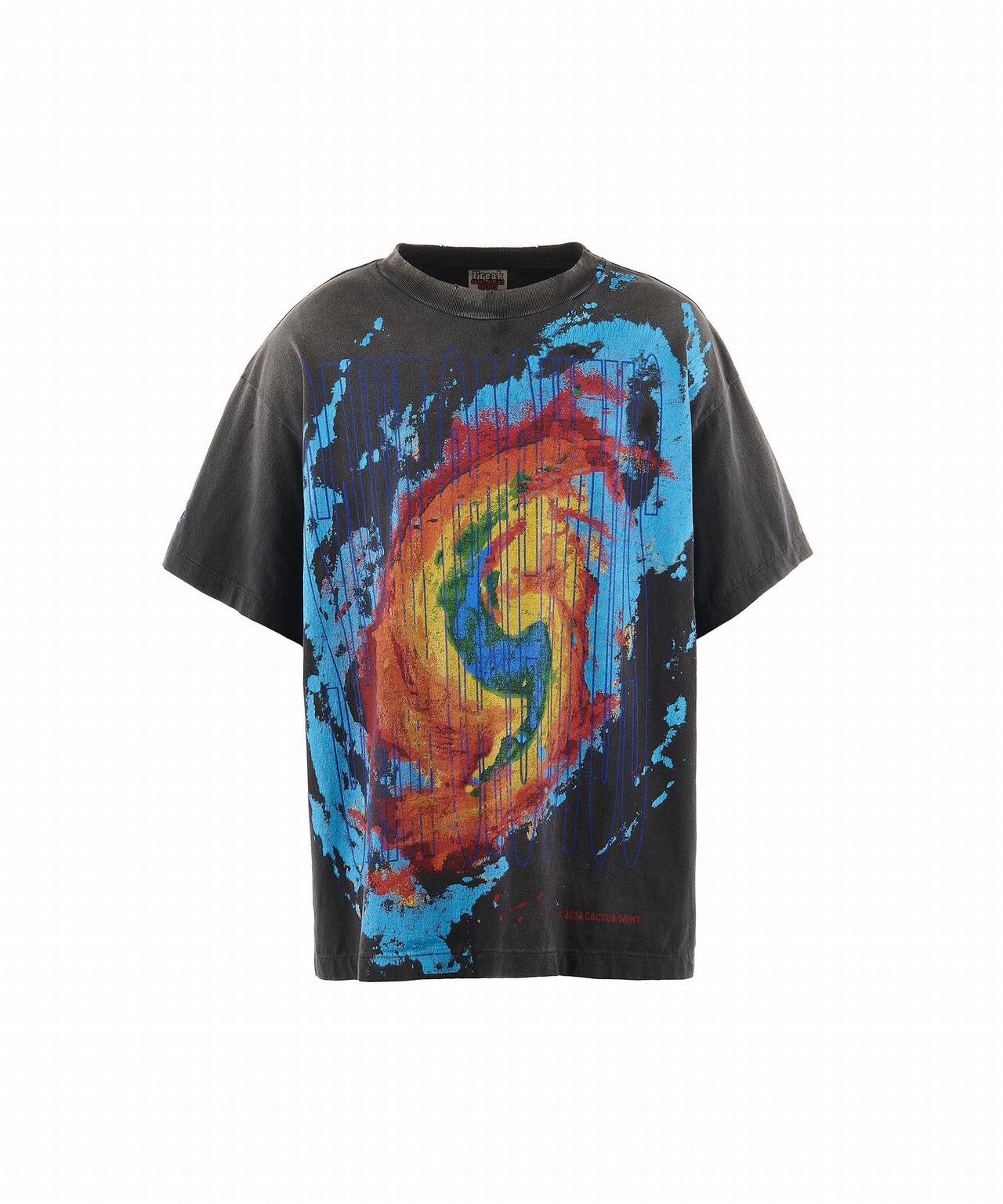 SAINT MICHAEL/セントマイケル/CP_SS TEE/ANGRY LV GD/BLACK