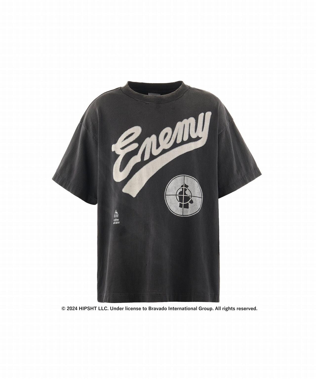 SAINT MICHAEL/セントマイケル/PE_SS TEE/SNT ENEMY/BLACK