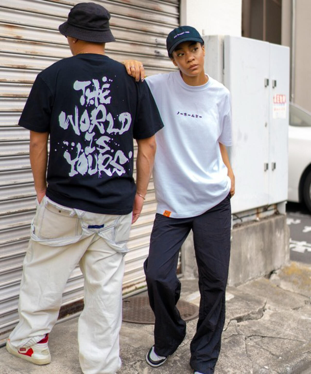 NO NAME_ME/ノーネームミー/THE WORLD IS YOURS TEE