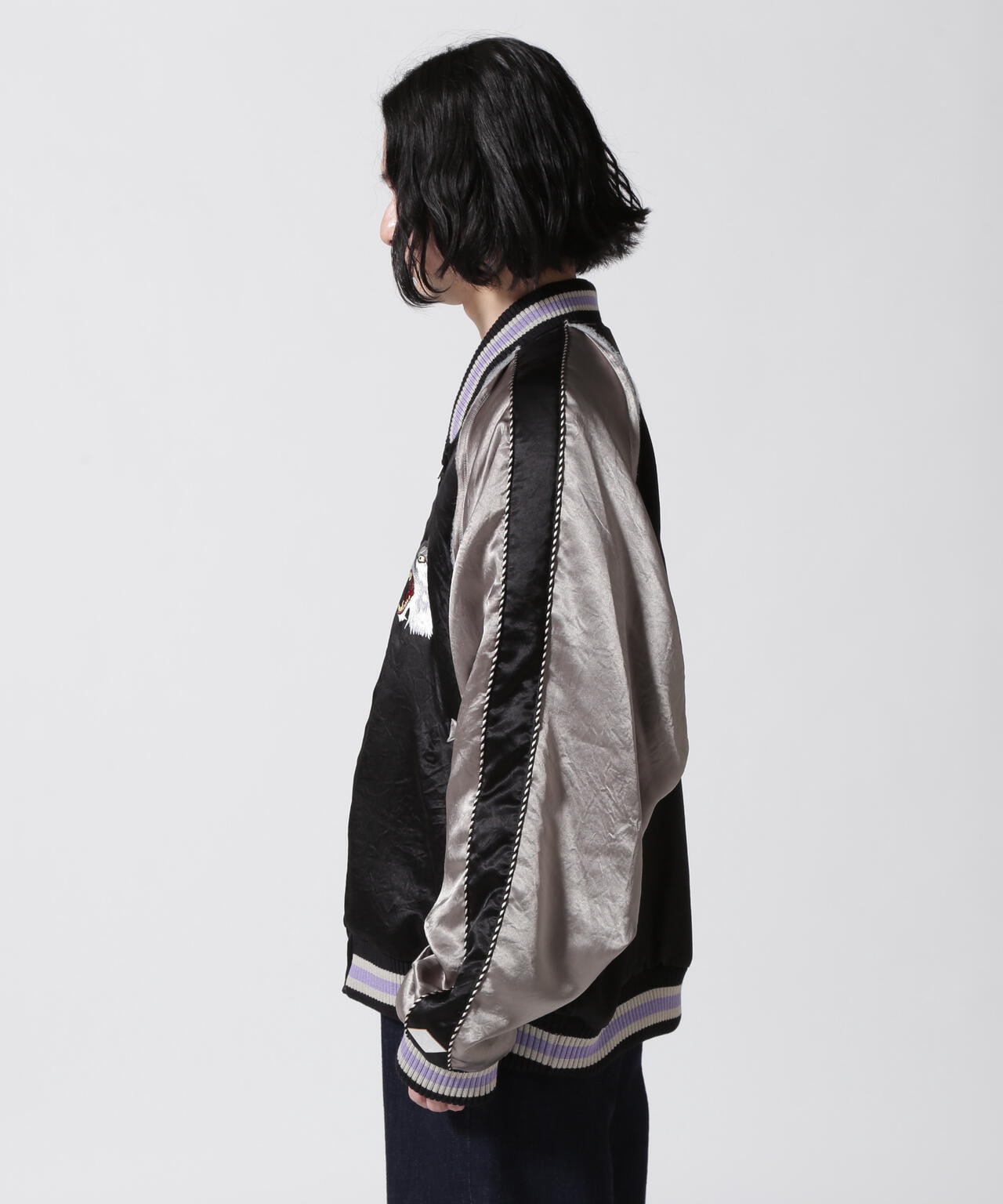 el conductorH/コンダクター/別注WOLF Embroidered Sourvenir JKT