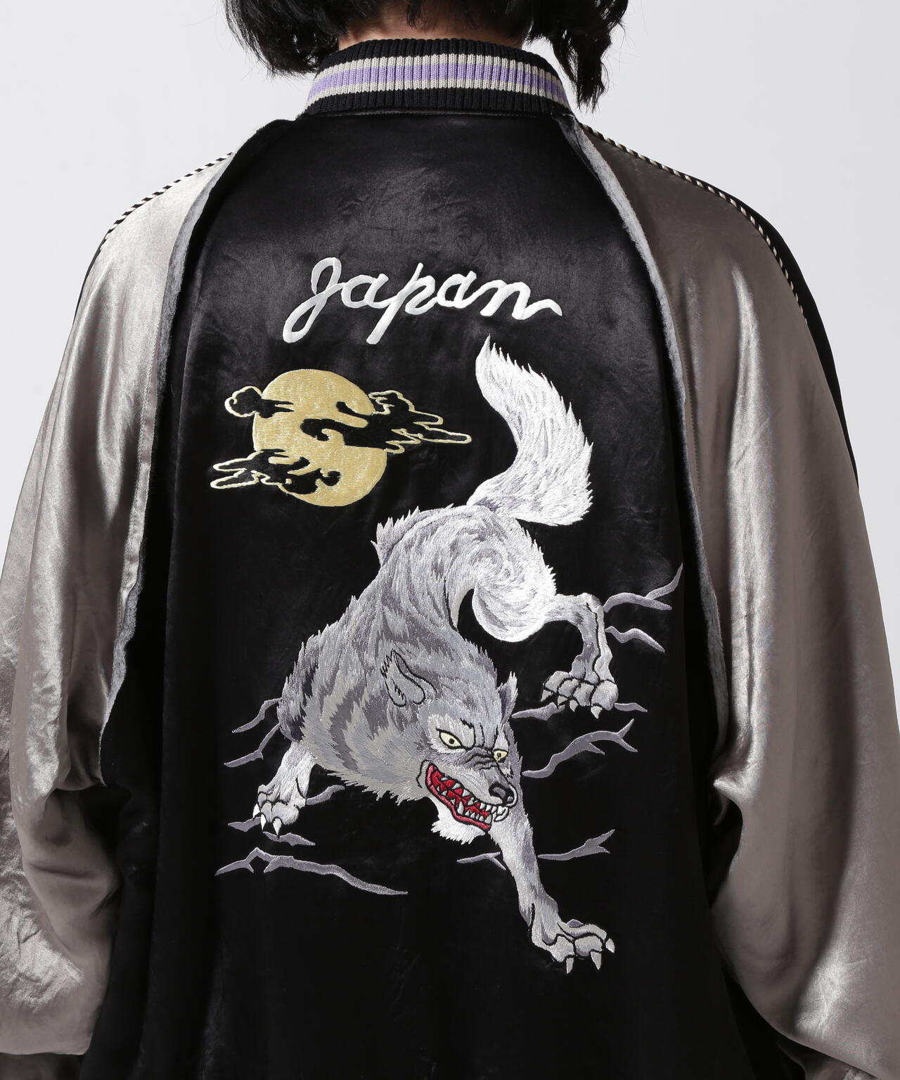 el conductorH/コンダクター/別注WOLF Embroidered Sourvenir JKT