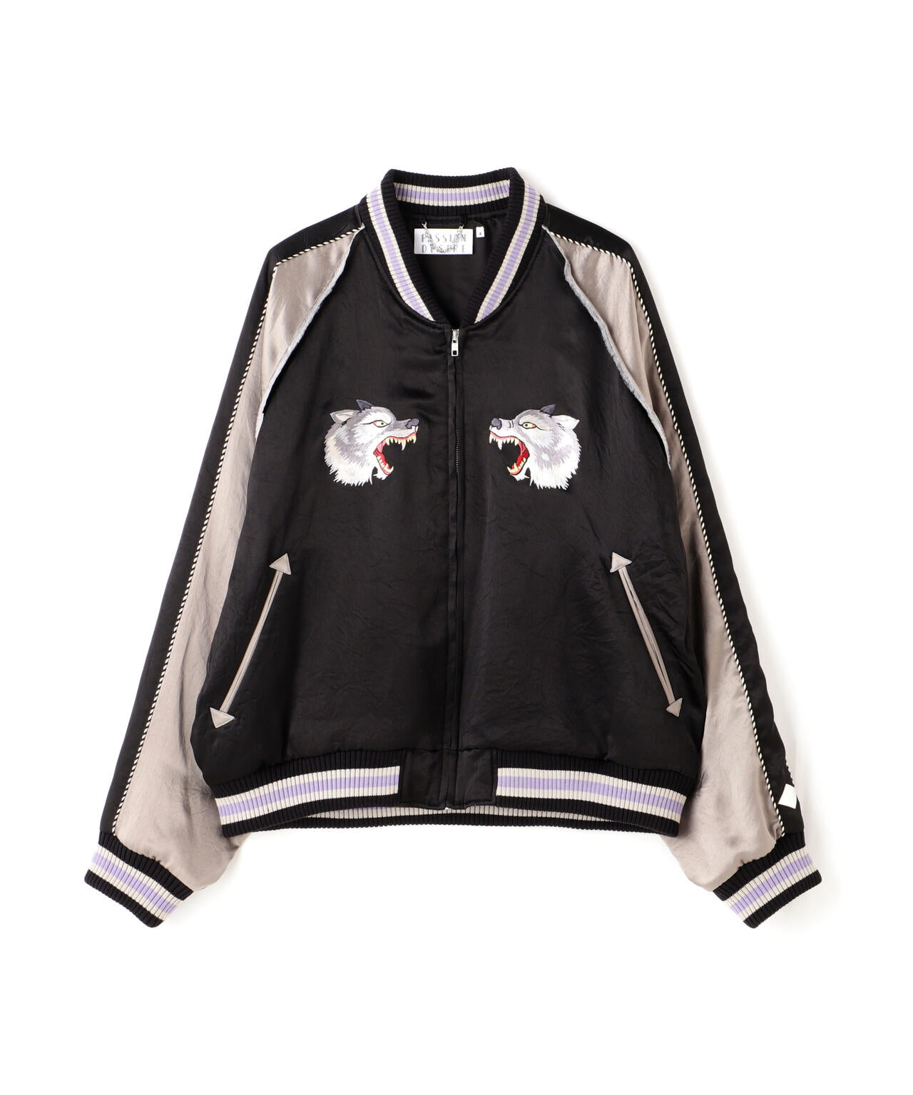 el conductorH/コンダクター/別注WOLF Embroidered Sourvenir JKT