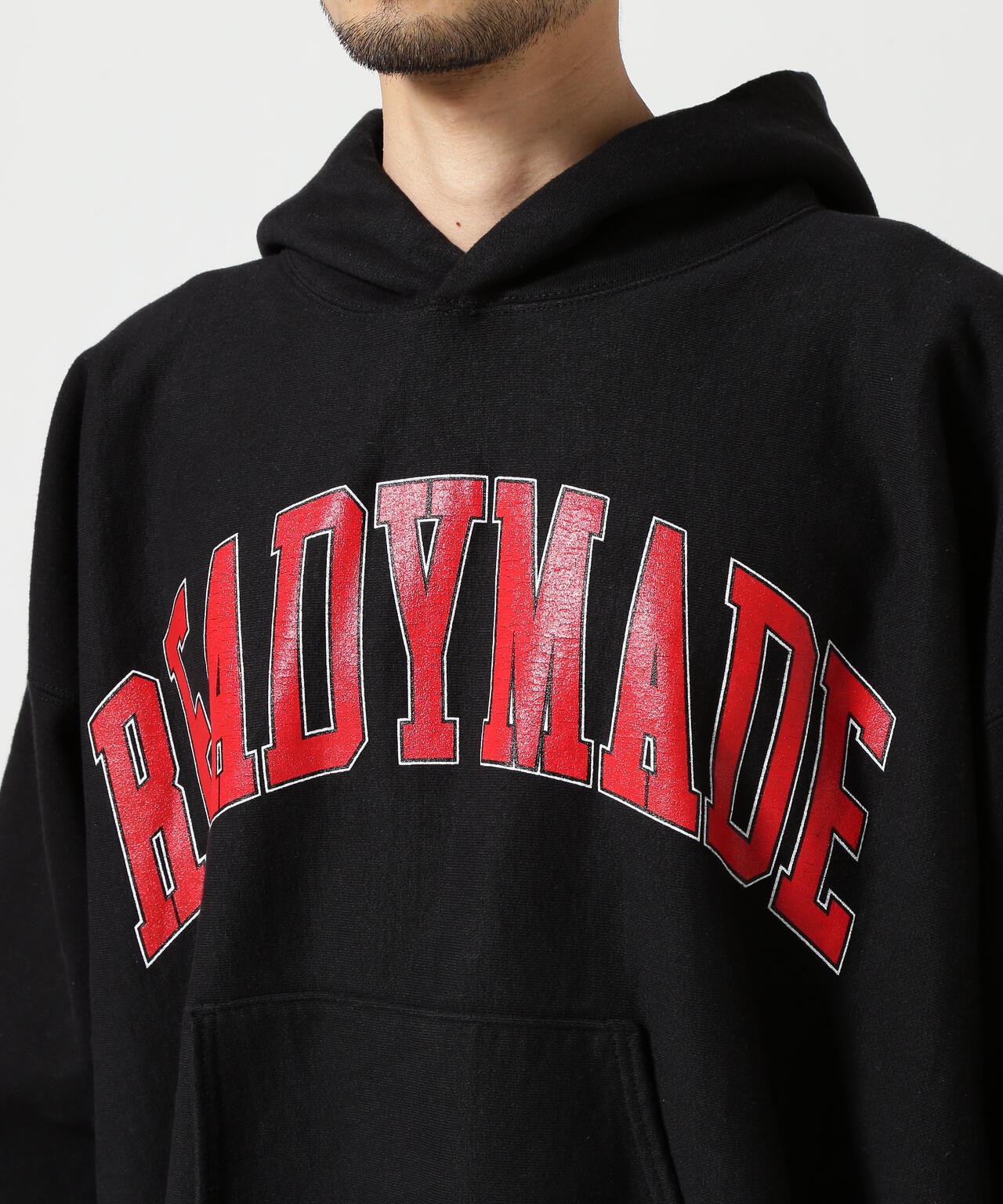 READYMADE/レディーメイド/HOODIE ARCH LOGO/BLACK