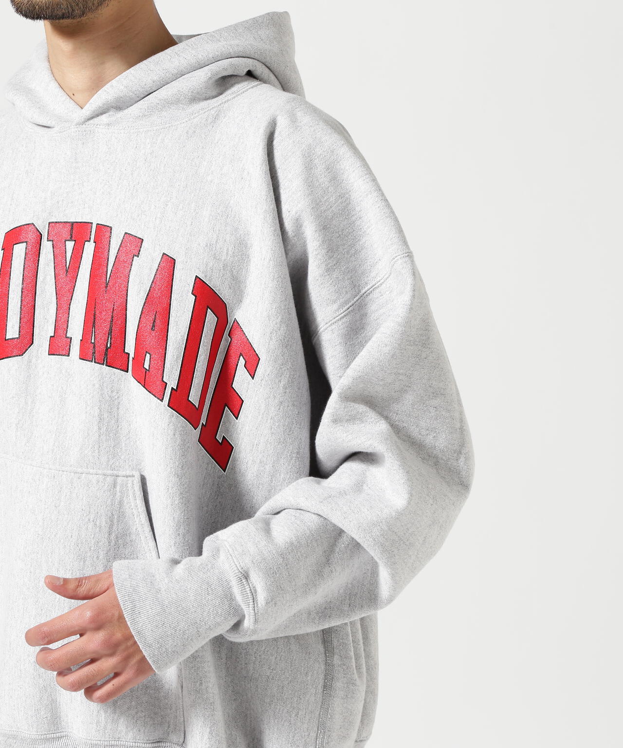 READYMADE/レディーメイド/HOODIE ARCH LOGO/GRAY