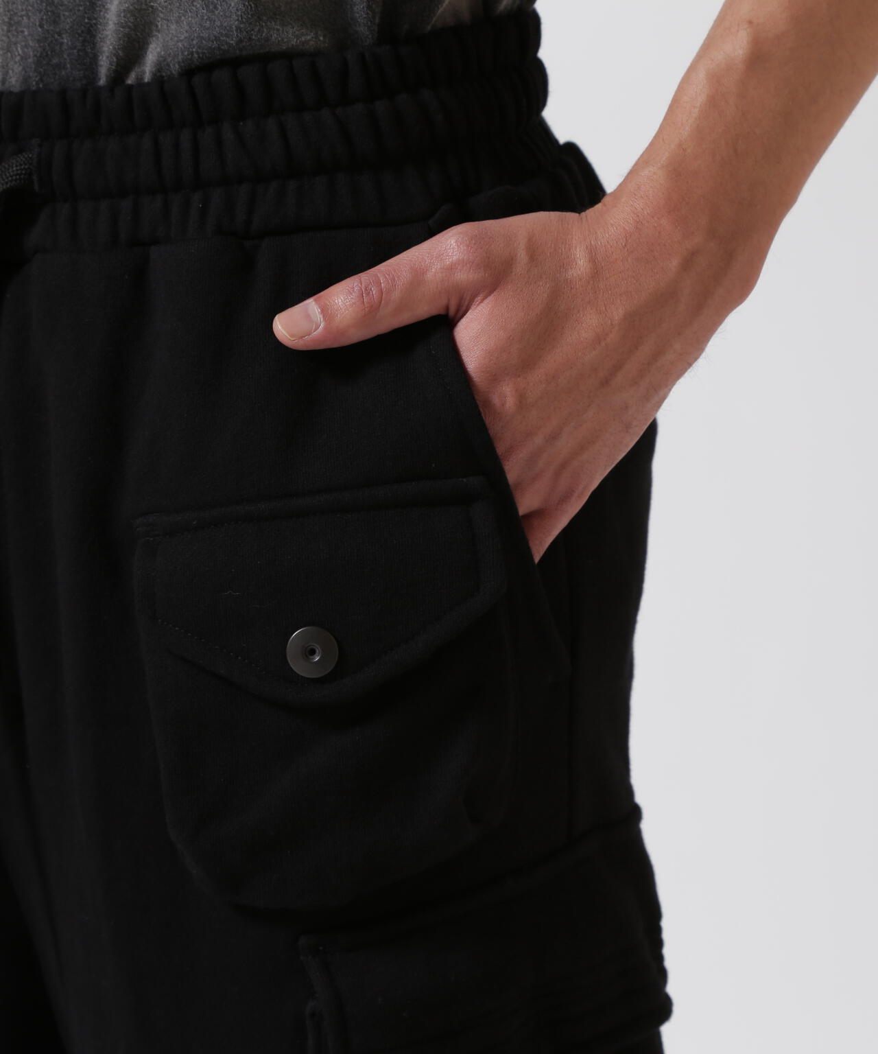 KMRii/ケムリ/Sweat Wide Cargo Pants
