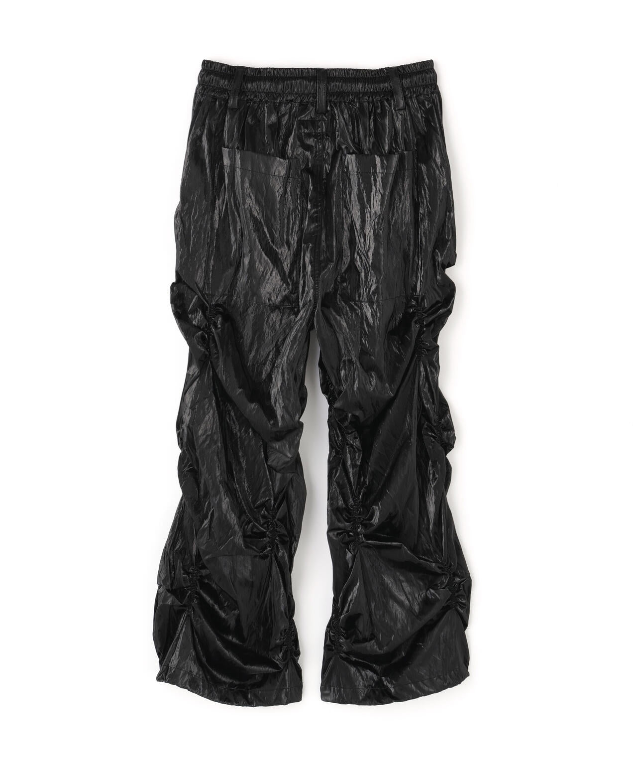 A.F ARTEFACT/エーエフ・アーティファクト/LEATER TEX GATHER WIDE PANT