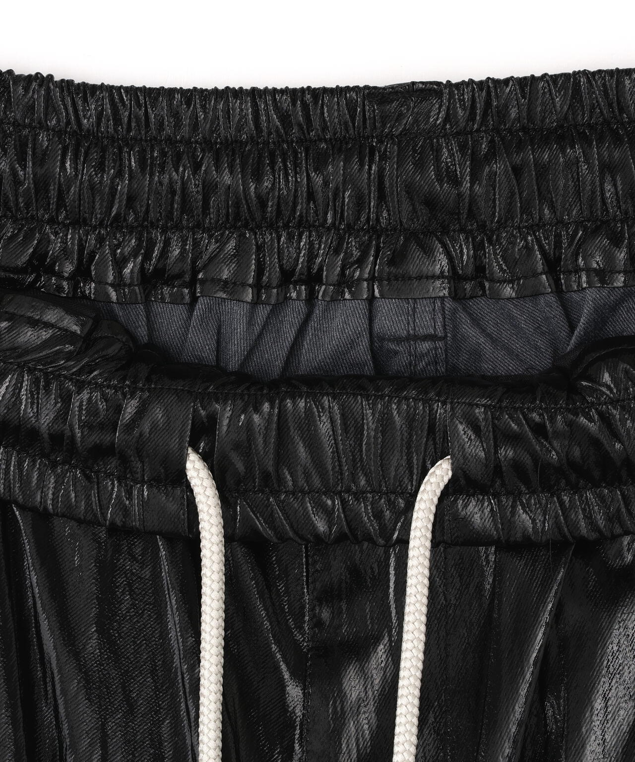 A.F ARTEFACT/エーエフ・アーティファクト/LEATER TEX GATHER WIDE PANT