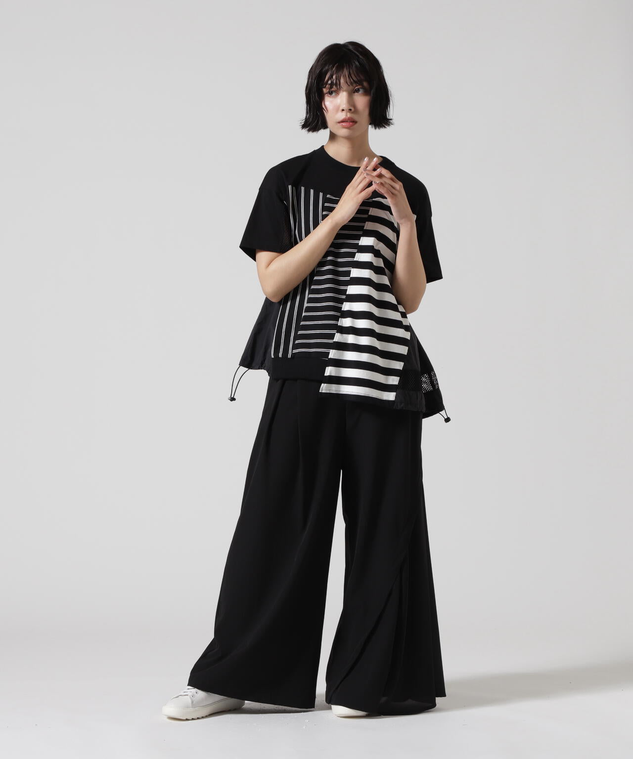 AULA AILA/アウラアイラ/別注 ASYMMETRY COLOR PANTS