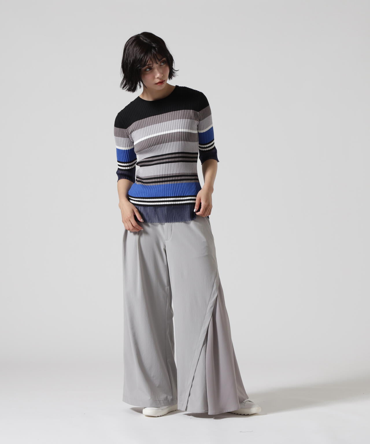 AULA AILA/アウラアイラ/別注 ASYMMETRY COLOR PANTS