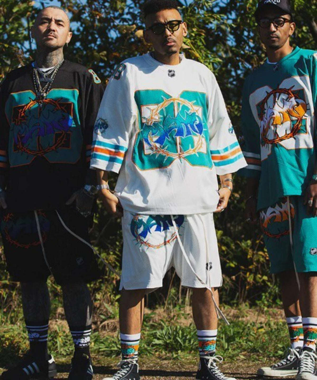 MAYO/メイヨー/THORNS EMBROIDERY GAME SHORTS