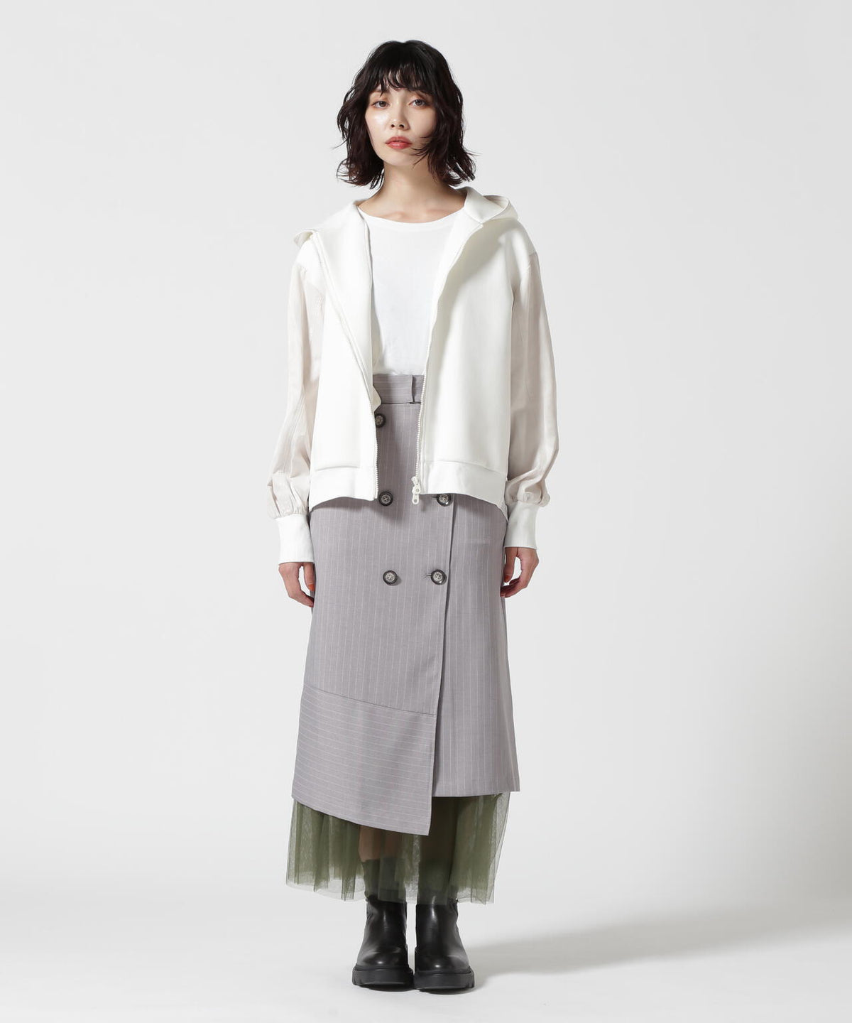 Risley/リズレー/ＷRAP SKIRT