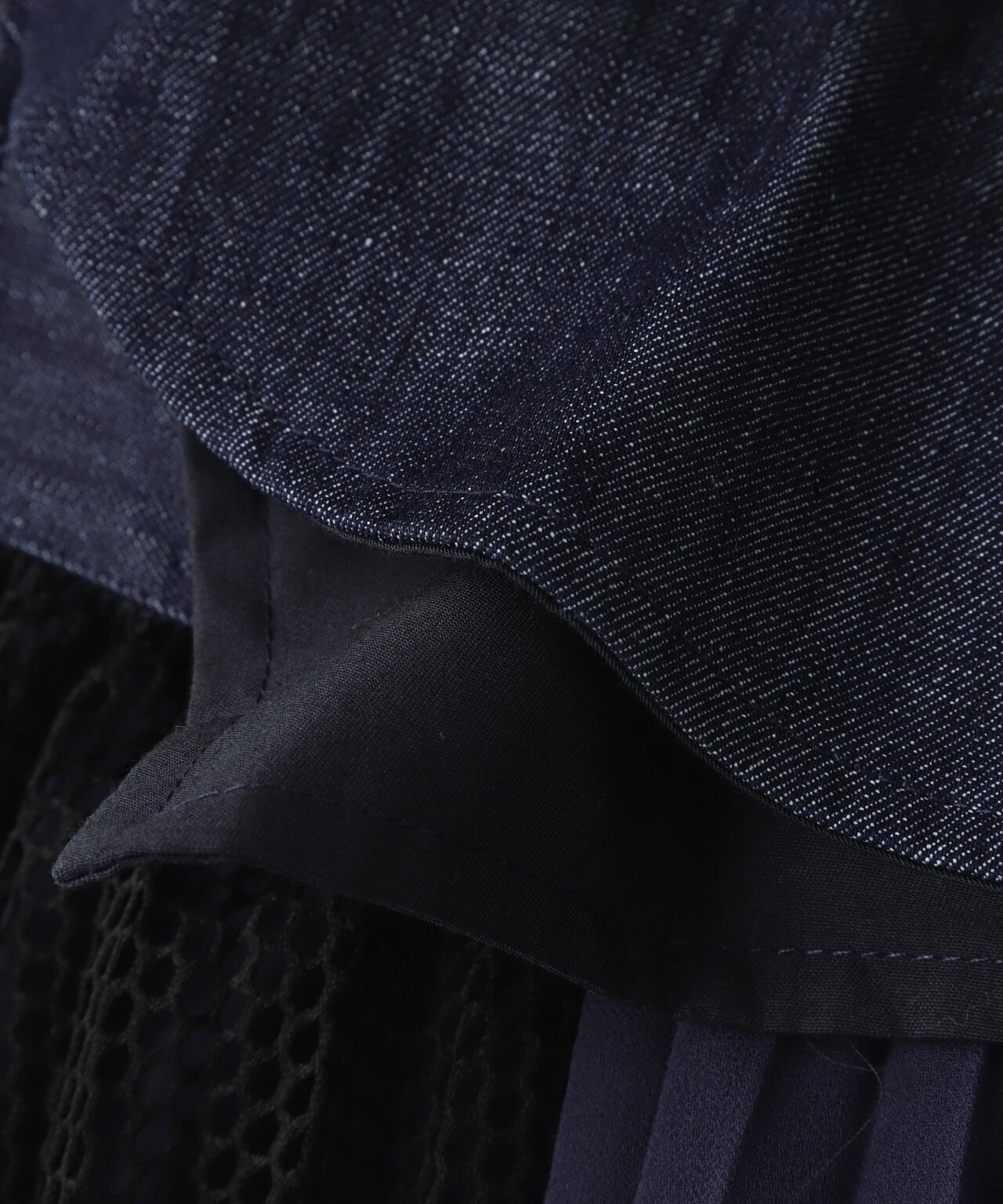 AULA AILA/アウラアイラ/DENIM COMBINATION JUMPER SKIRT