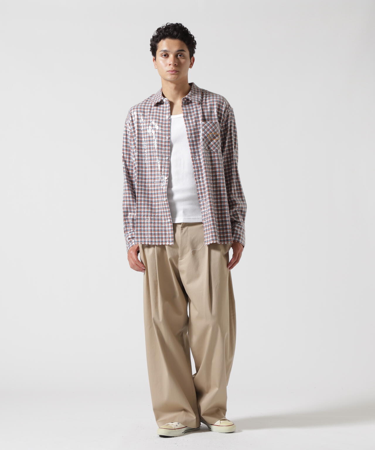 AFB/エーエフビー/SPANGLE SHIRTS