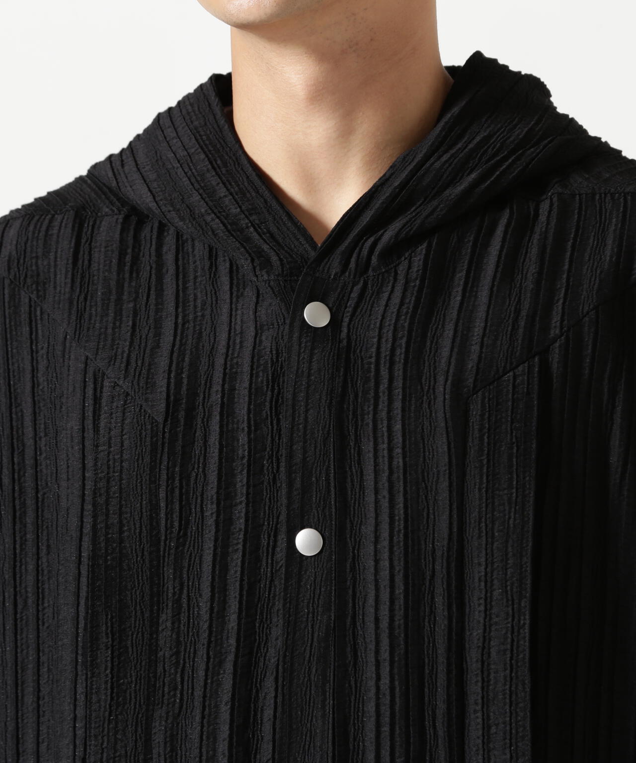 A.F ARTEFACT/エーエフ・アーティファクト/SHEER YO-RYU HOODIE SHIRT