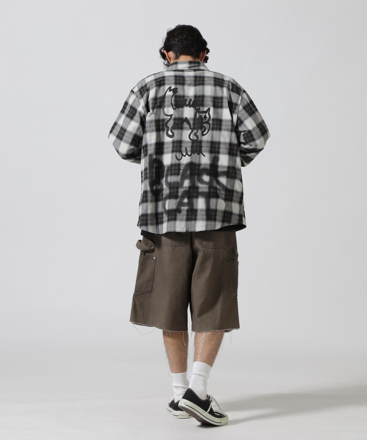 guernika/ゲルニカ/Check Shirt / Black