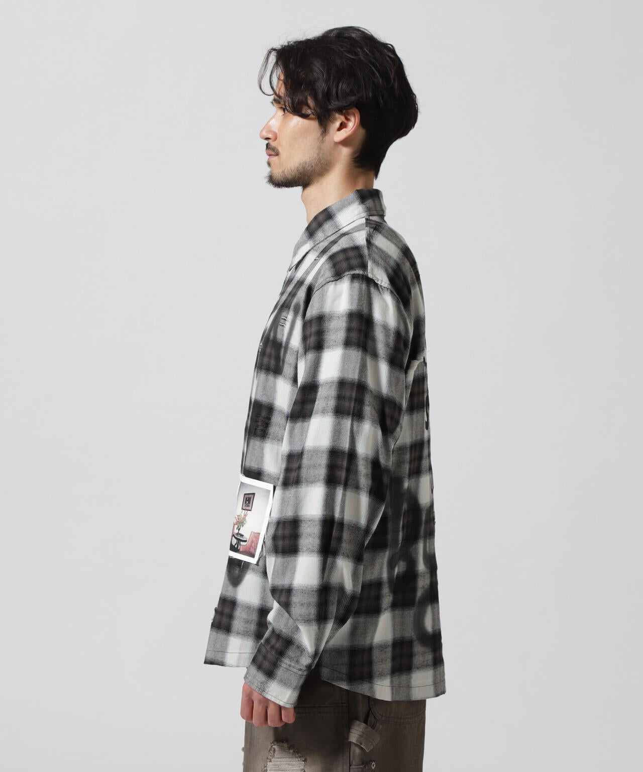 guernika/ゲルニカ/Check Shirt / Black