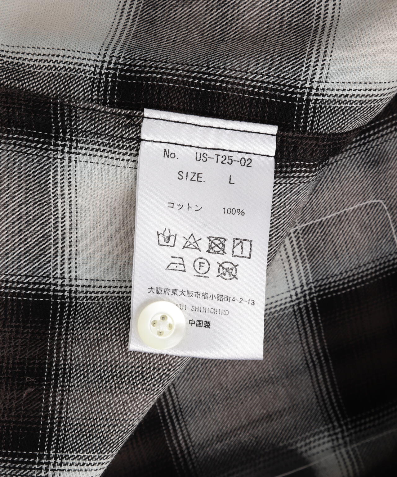 guernika/ゲルニカ/Check Shirt / Black