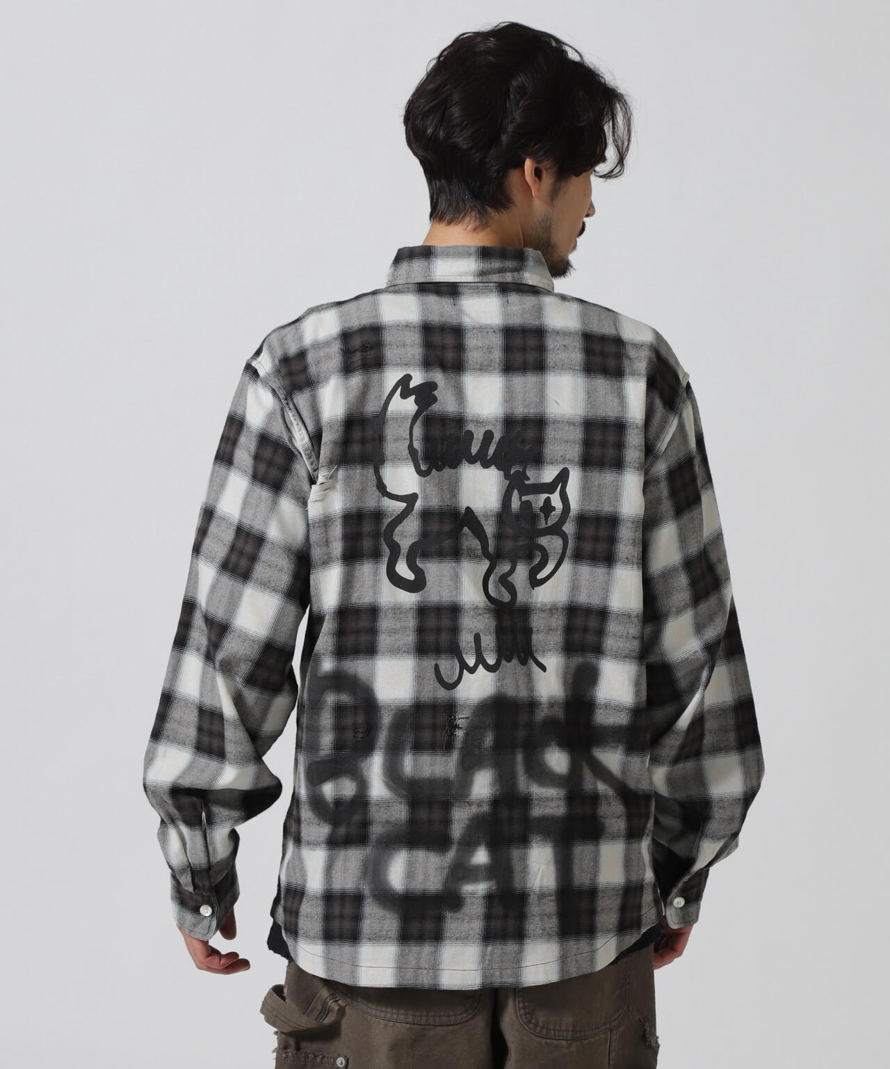guernika/ゲルニカ/Check Shirt / Black