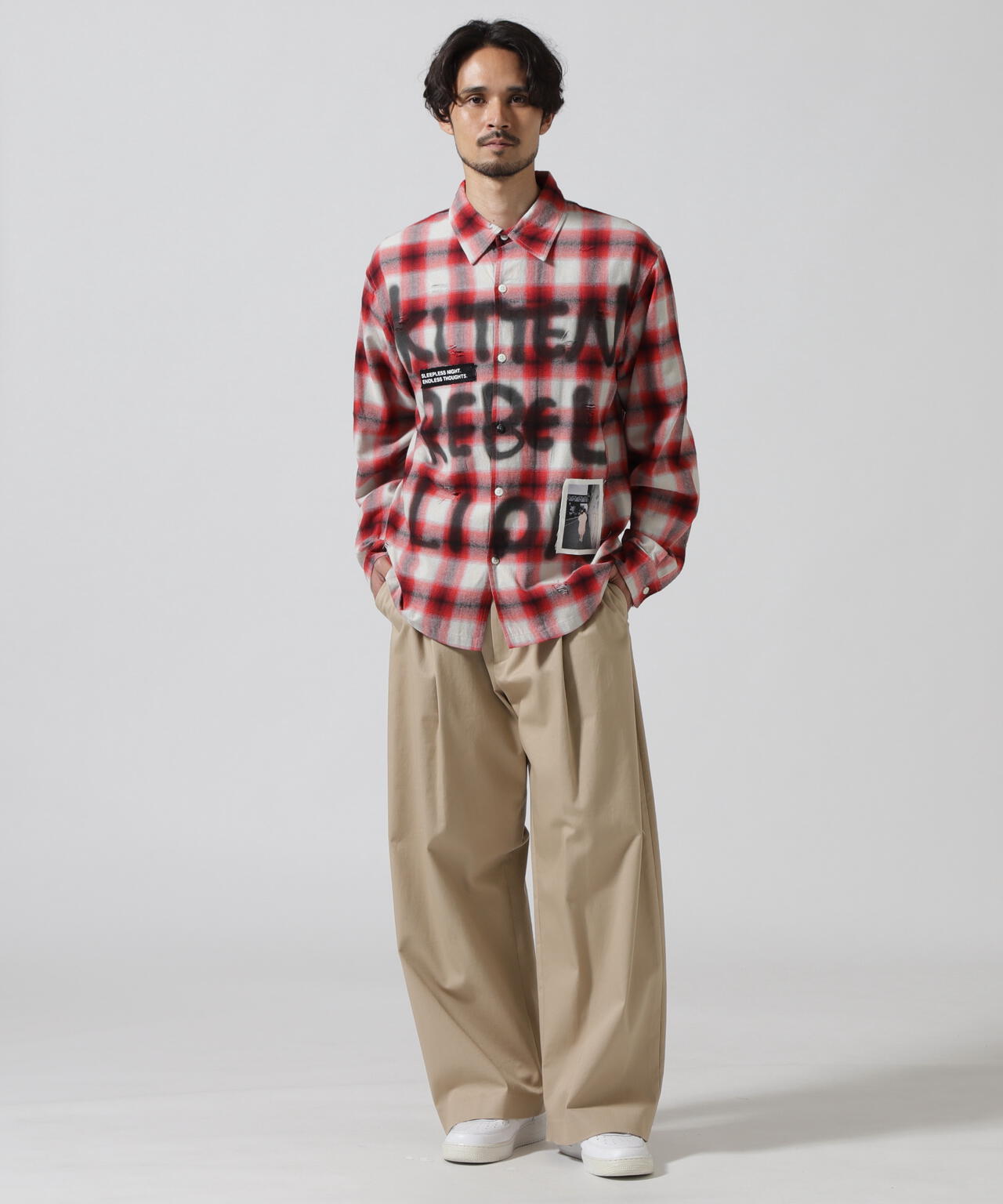 guernika/ゲルニカ/Check Shirt / Black