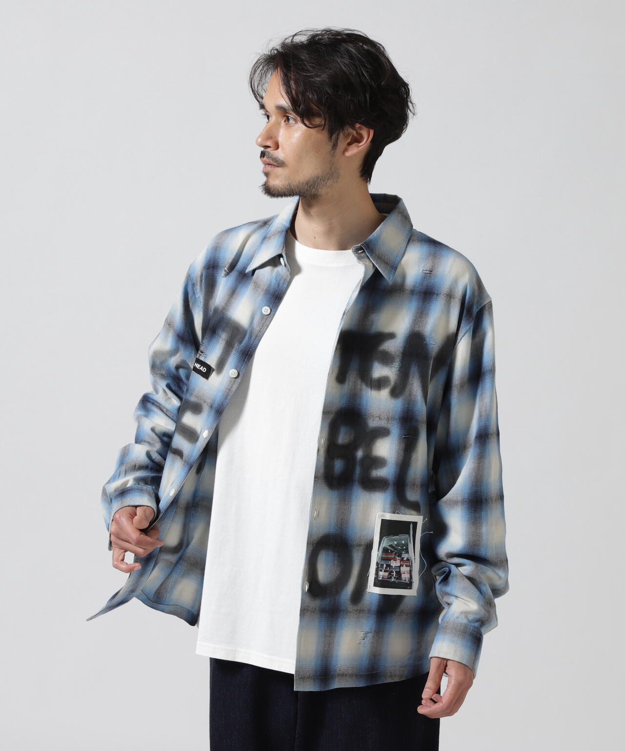 guernika/ゲルニカ/Check Shirt / Black