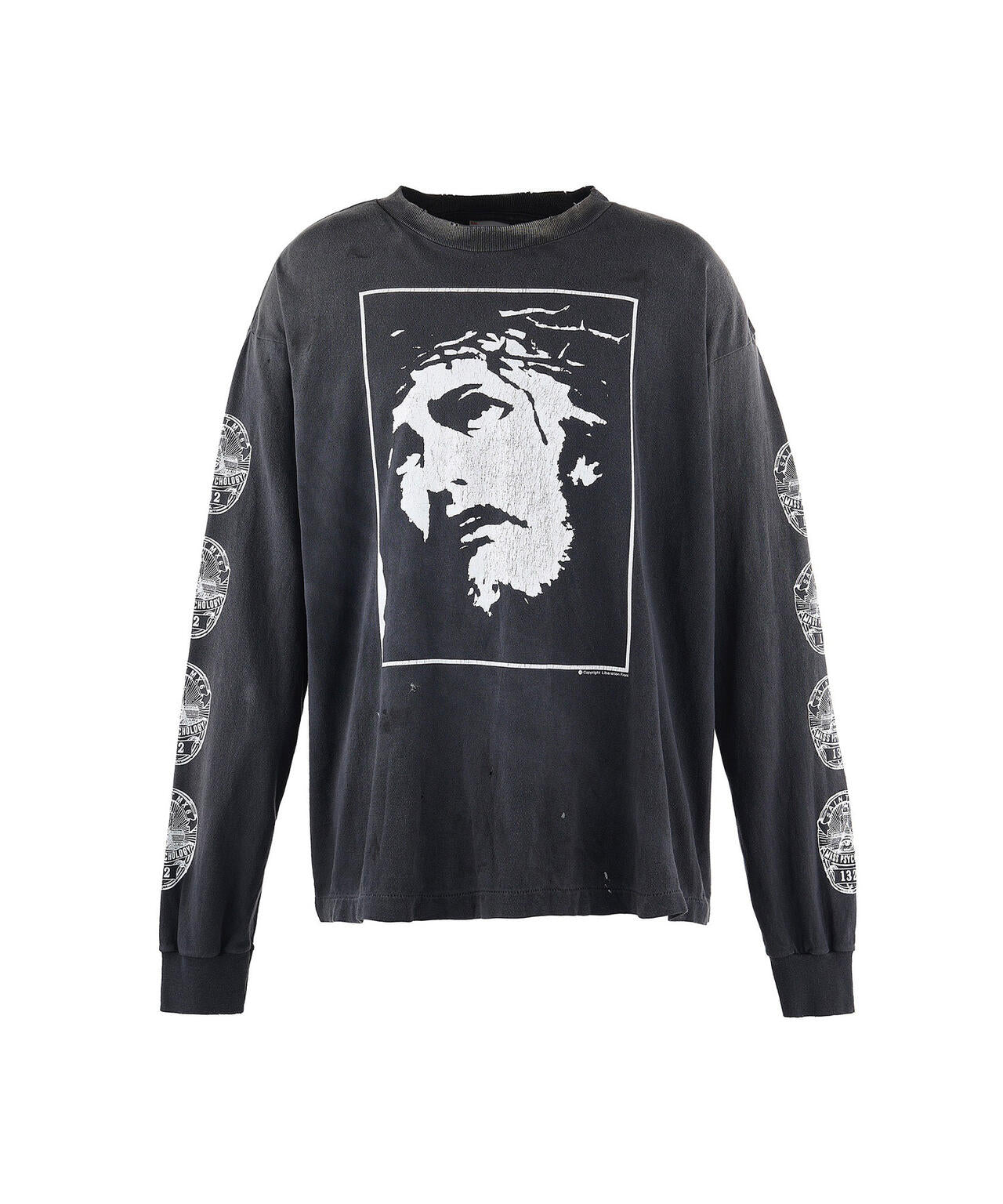 SAINT MICHAEL/セントマイケル/LOVE SAINT LS TEE - BLACK