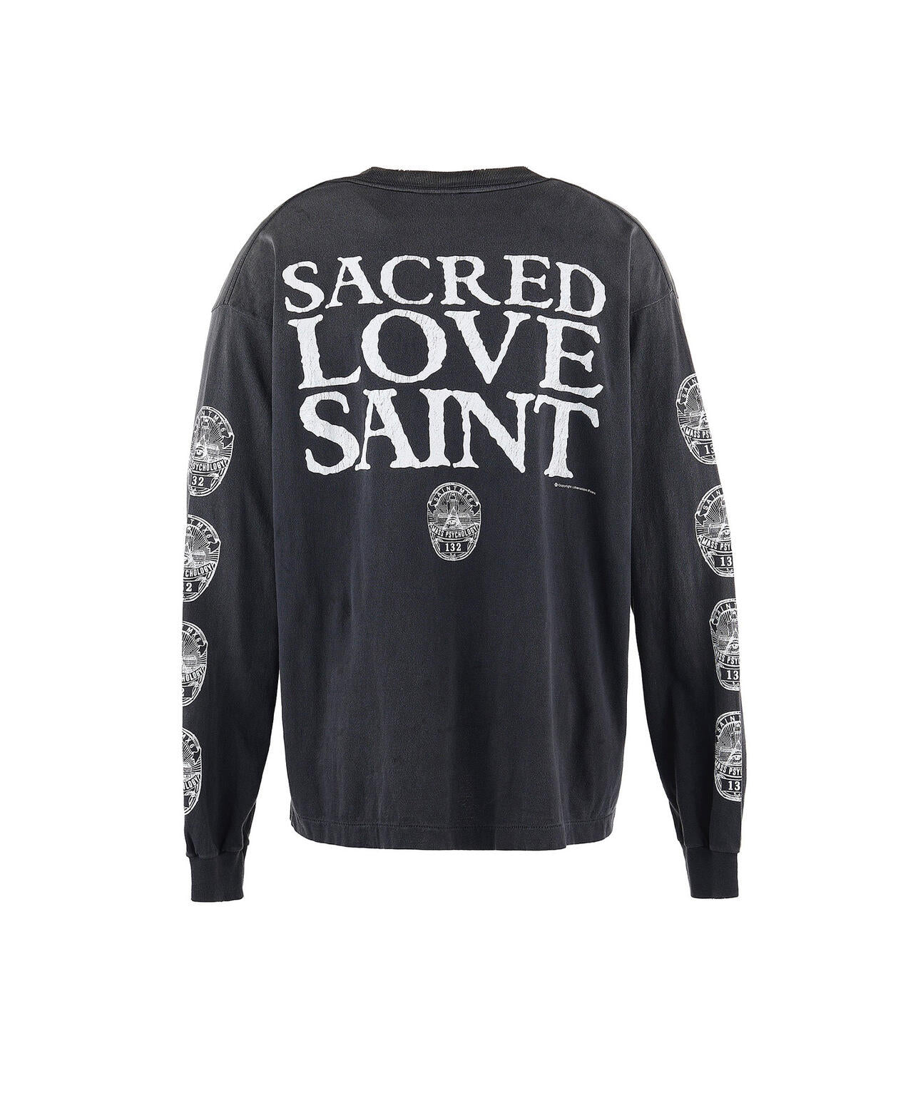 SAINT MICHAEL/セントマイケル/LOVE SAINT LS TEE - BLACK