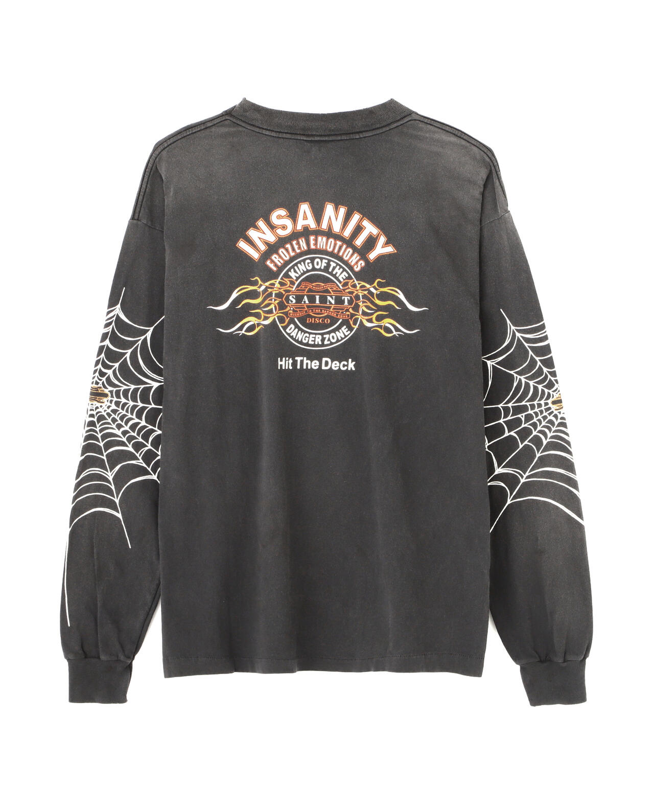 SAINT MICHAEL/セントマイケル/ML_LS TEE INSANITY BLACK