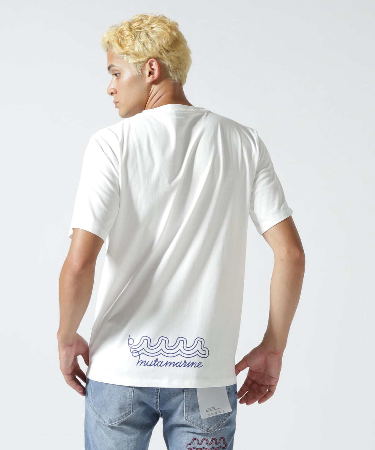 muta MARINE/ムータ マリン/別注METAL LOGO SS TEE
