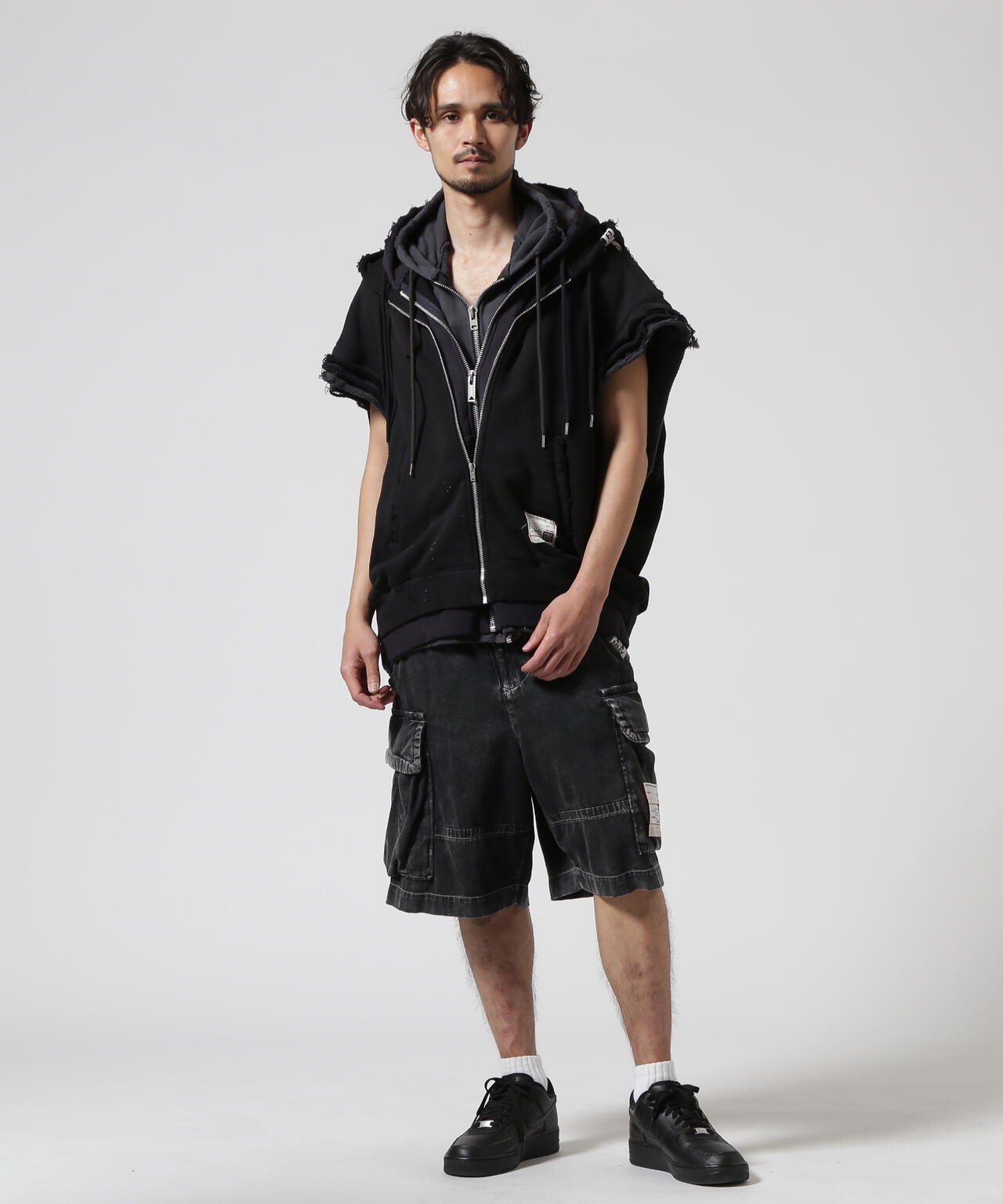Maison MIHARAYASUHIRO/メゾン ミハラヤスヒロ/TRIPLE LAYERED NO SLEEVE PARKA