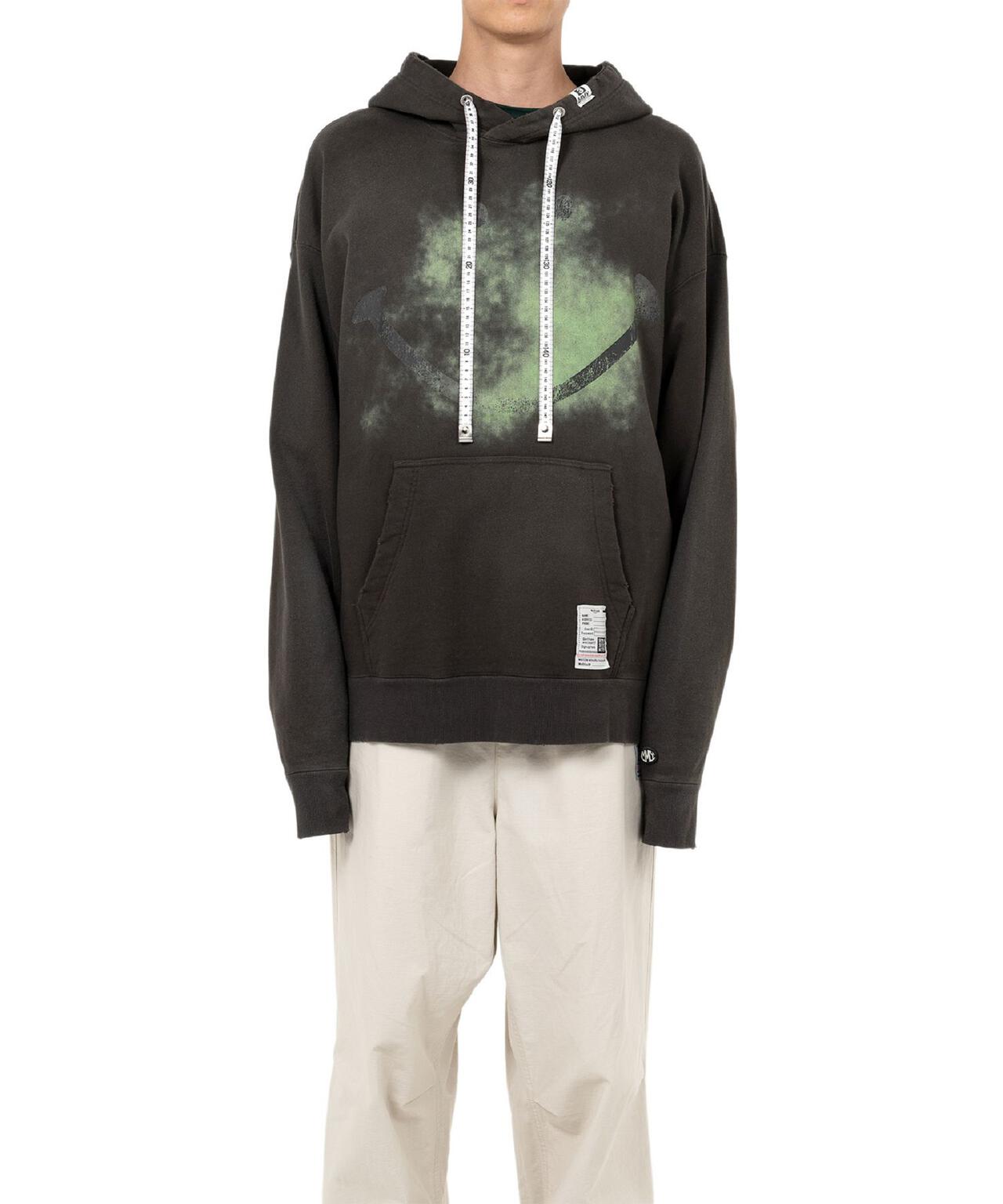 Maison MIHARAYASUHIRO/メゾン ミハラヤスヒロ/Smily Face Print Distressed Hoodie
