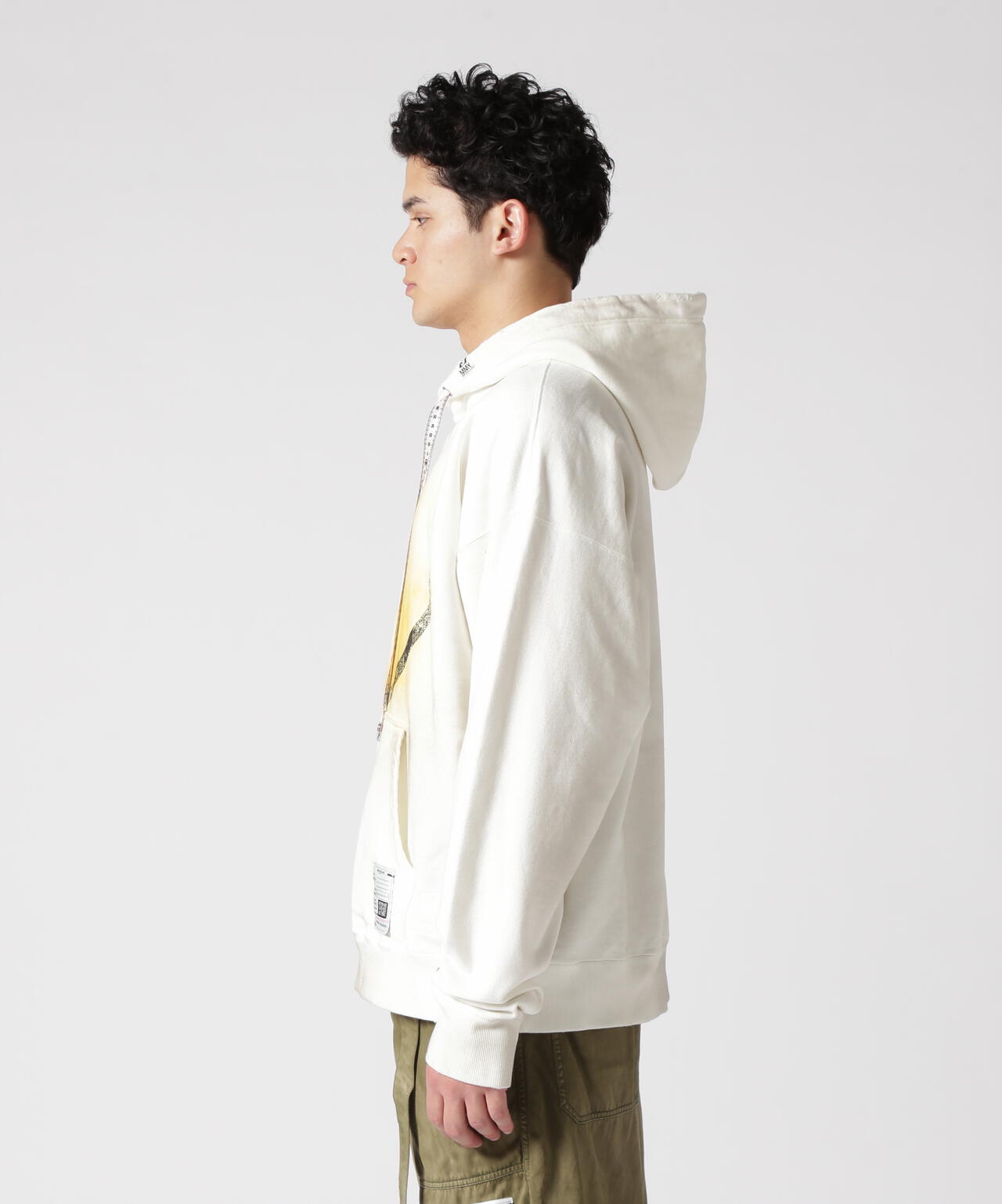 Maison MIHARAYASUHIRO/メゾン ミハラヤスヒロ/Smily Face Print Distressed Hoodie