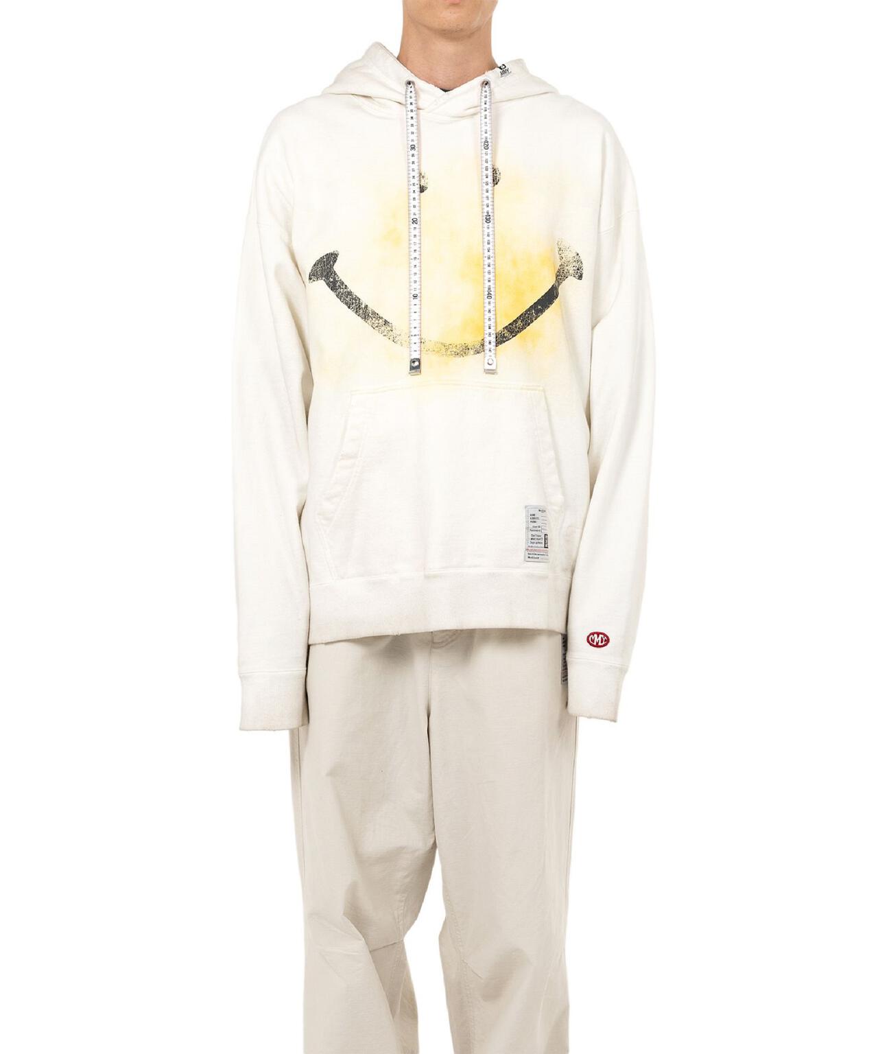Maison MIHARAYASUHIRO/メゾン ミハラヤスヒロ/Smily Face Print Distressed Hoodie
