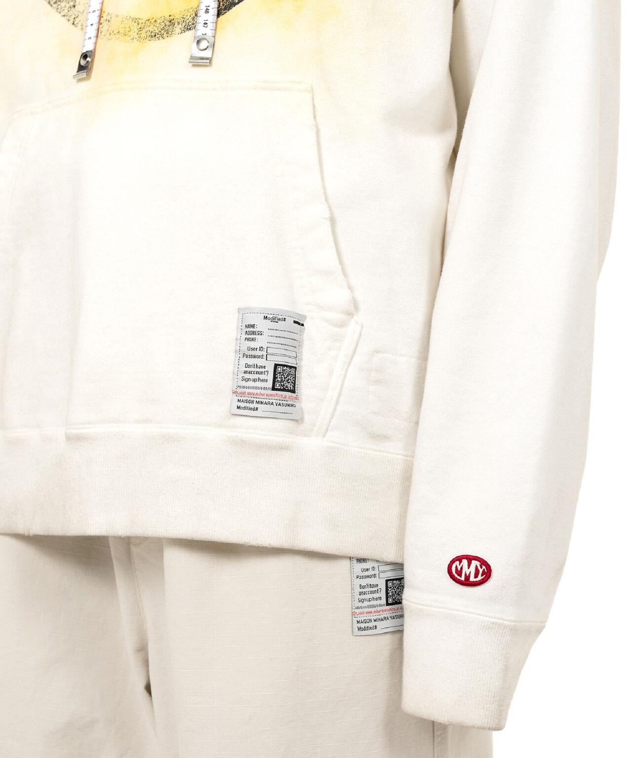 Maison MIHARAYASUHIRO/メゾン ミハラヤスヒロ/Smily Face Print Distressed Hoodie