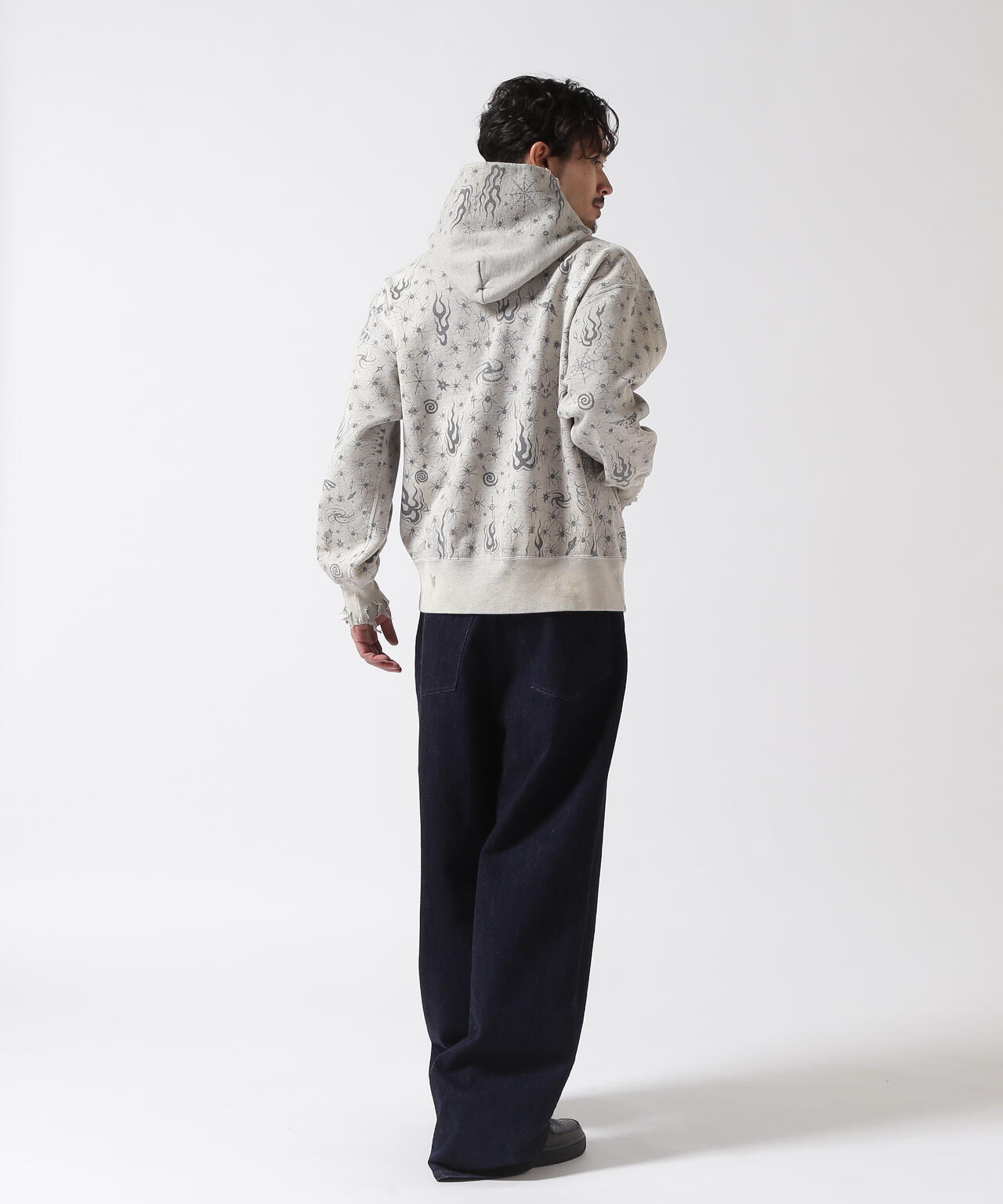 SAINT MICHAEL/セントマイケル/DW_HOODIE/DR.WOO/GRY