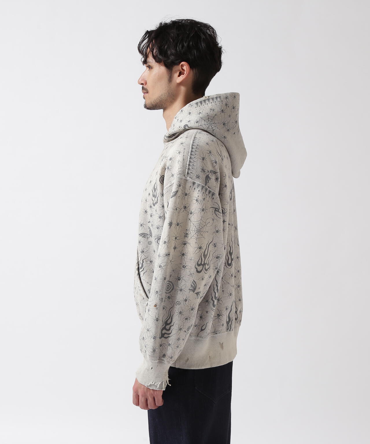 SAINT MICHAEL/セントマイケル/DW_HOODIE/DR.WOO/GRY