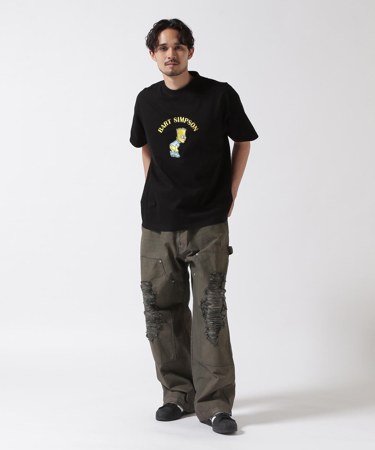 1PIU1UGUALE3 RELAX/BART SIMPSON T-SHIRT