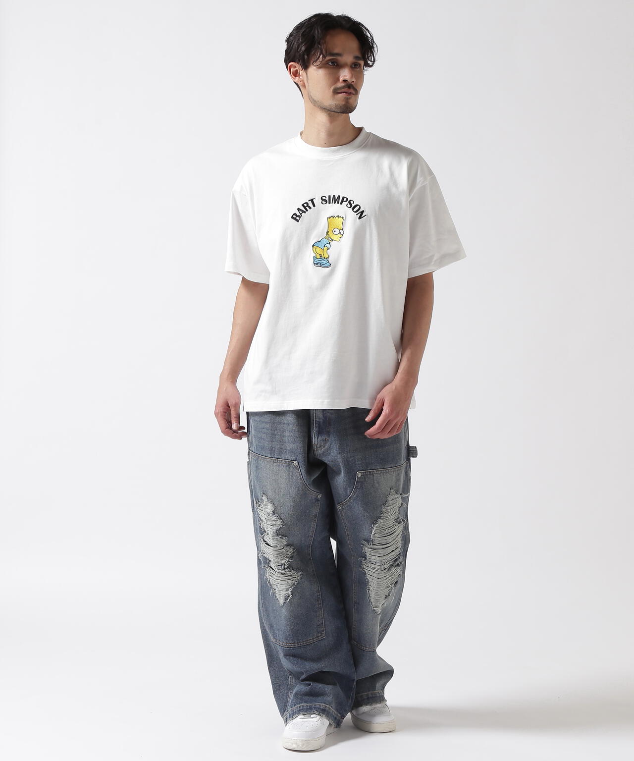1PIU1UGUALE3 RELAX/BART SIMPSON T-SHIRT
