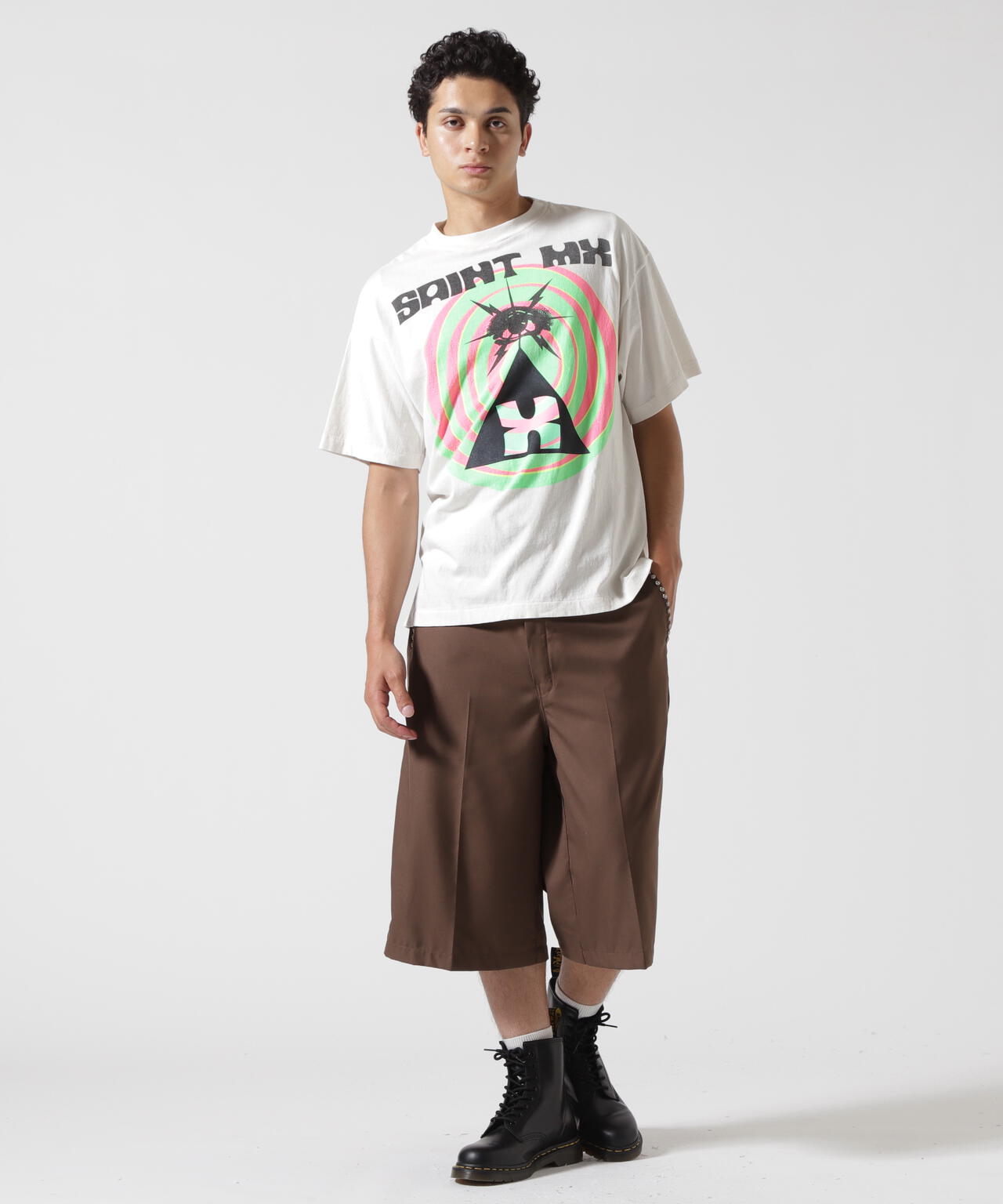 SAINT MICHAEL/セントマイケル/SAINT MX SS TEE WHITE