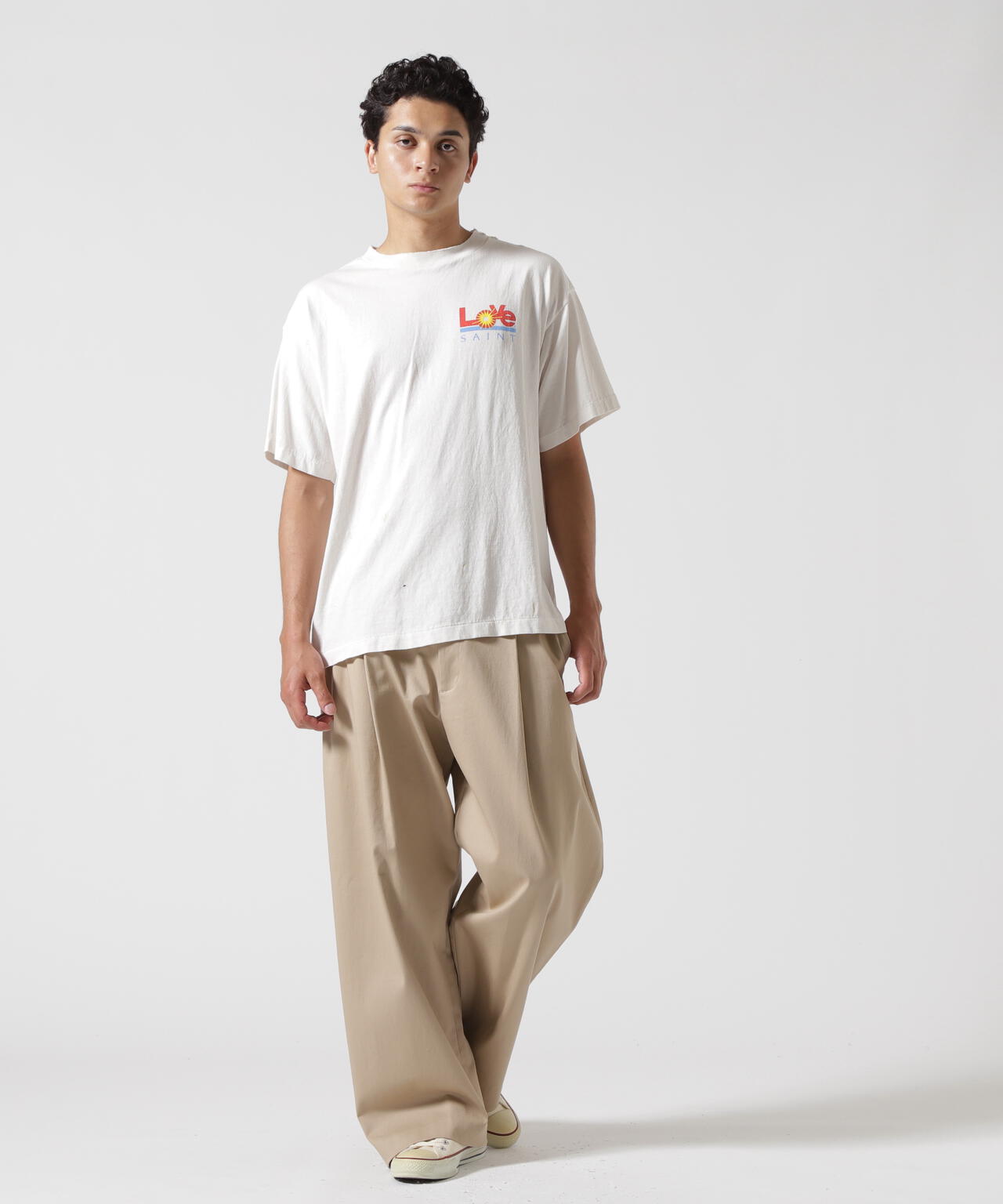 SAINT MICHAEL/セントマイケル/SS TEE/LOVE/WHITE