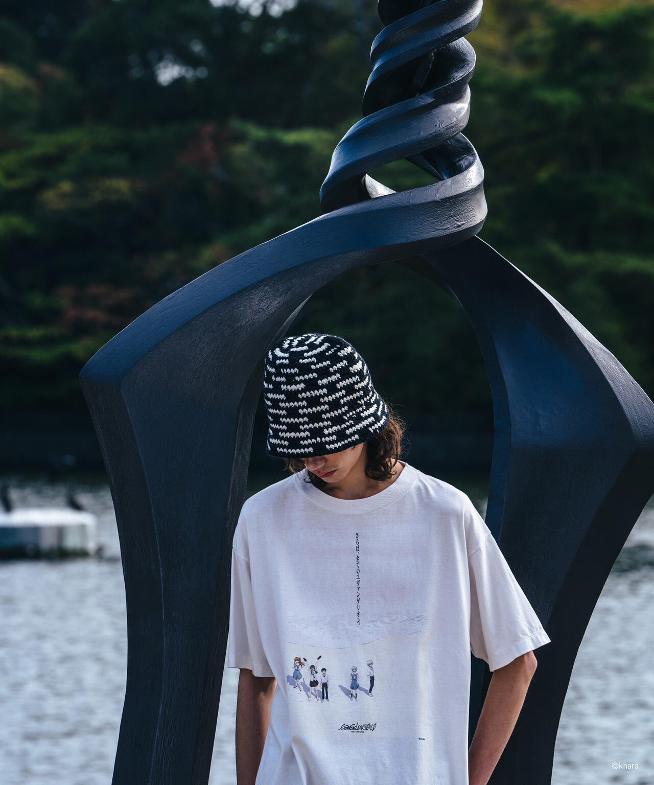 SAINT MICHAEL/セントマイケル/EV_SS TEE - WHITE