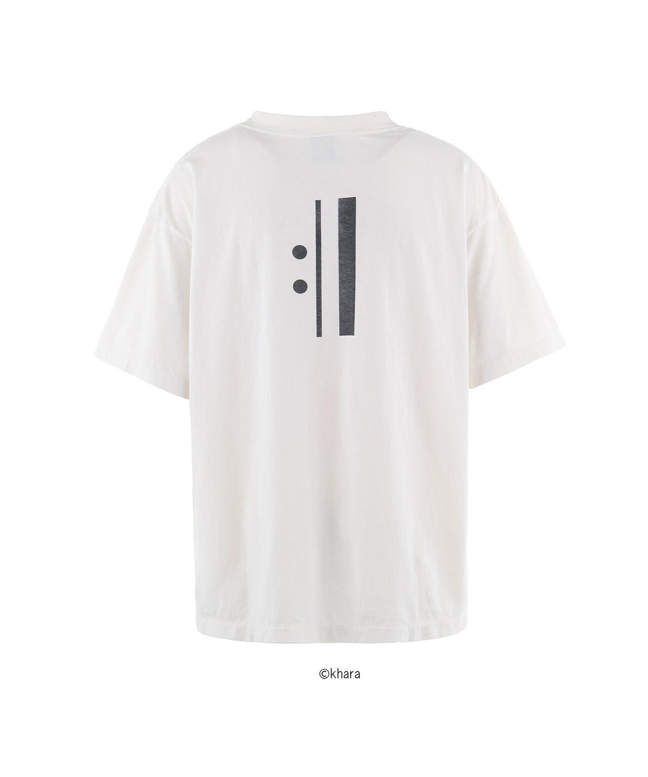 SAINT MICHAEL/セントマイケル/EV_SS TEE - BLUE WHITE