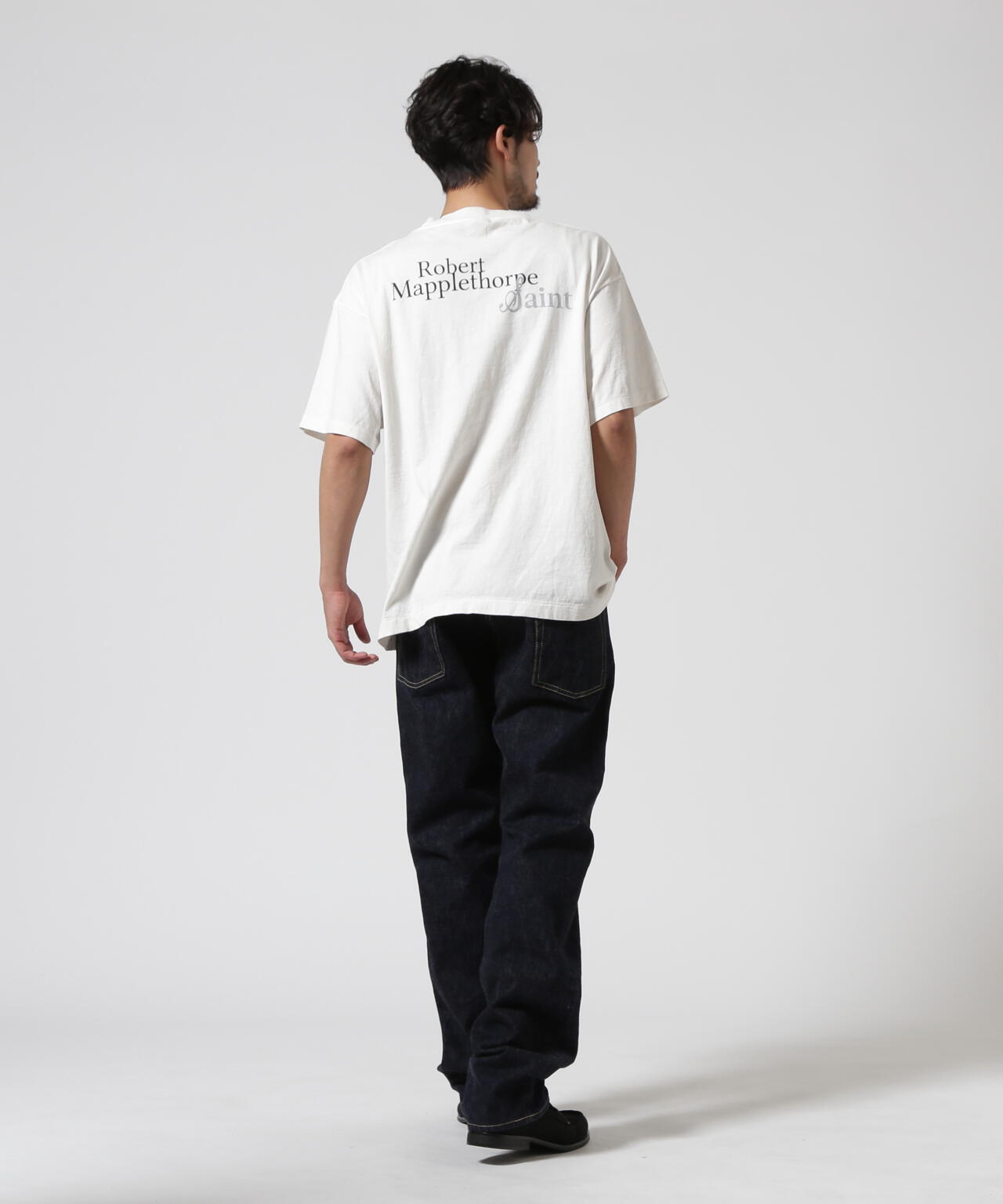 SAINT MICHAEL/セントマイケル/MT_SS TEE / EMBRACE WHITE