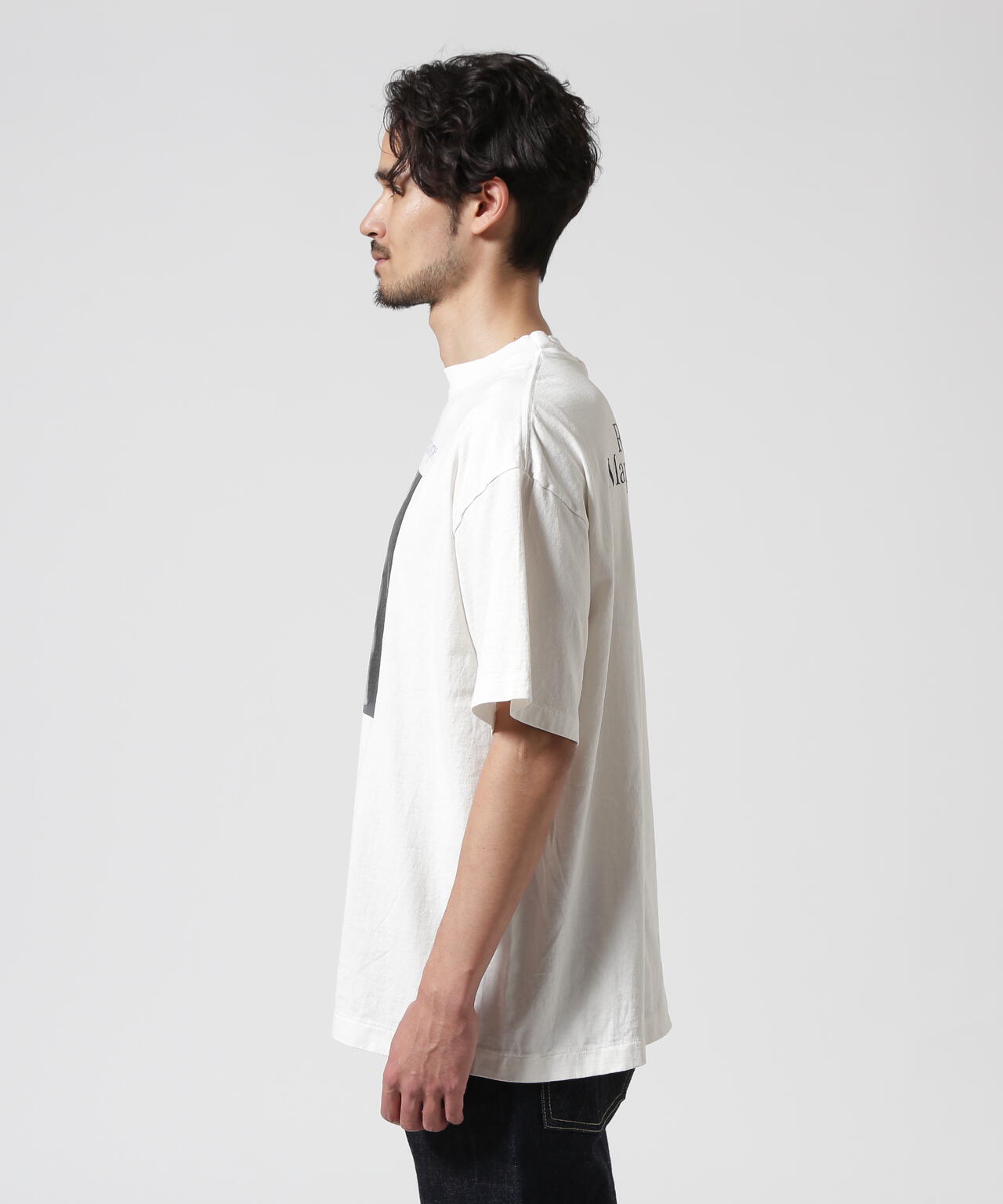 SAINT MICHAEL/セントマイケル/MT_SS TEE / EMBRACE WHITE