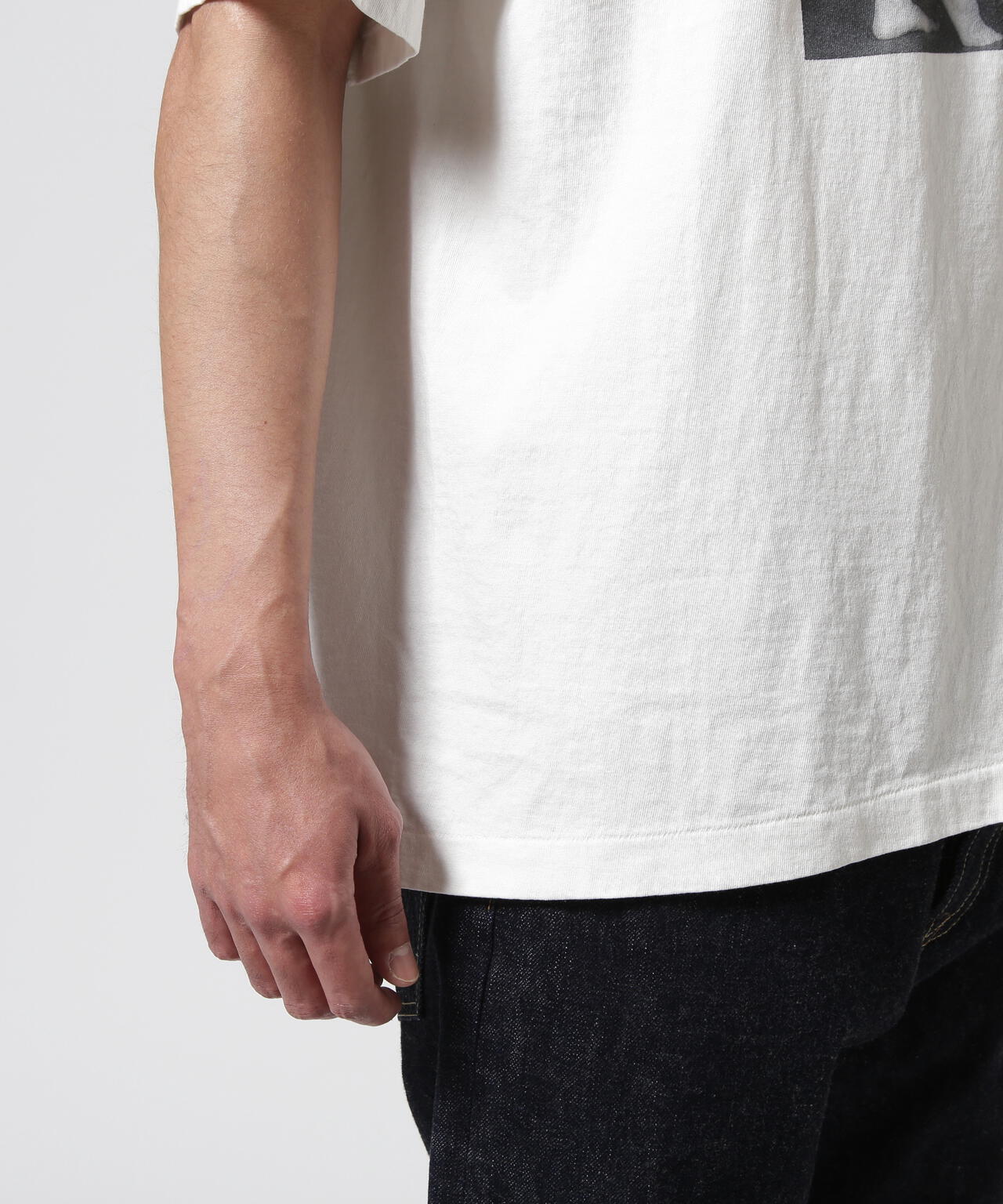 SAINT MICHAEL/セントマイケル/MT_SS TEE / EMBRACE WHITE