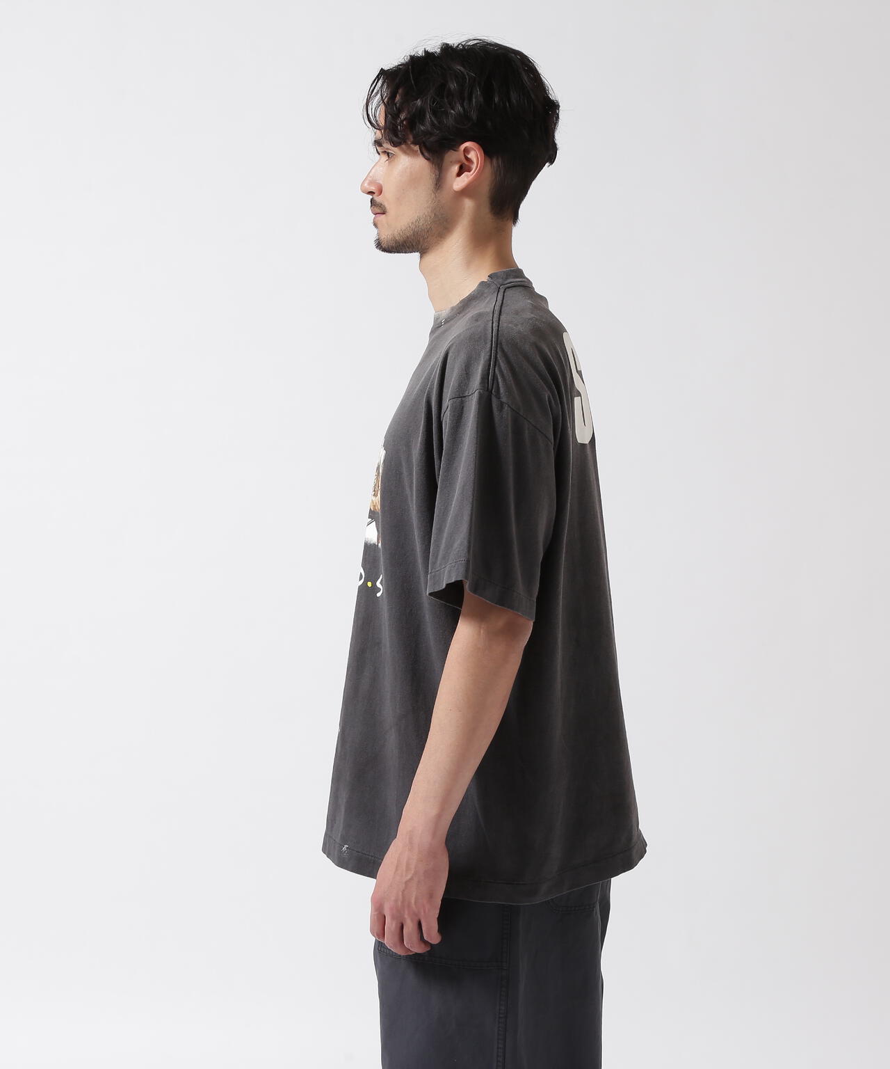 SAINT MICHAEL/セントマイケル/FRIENDSコラボ FRD_SS TEE/BLACK