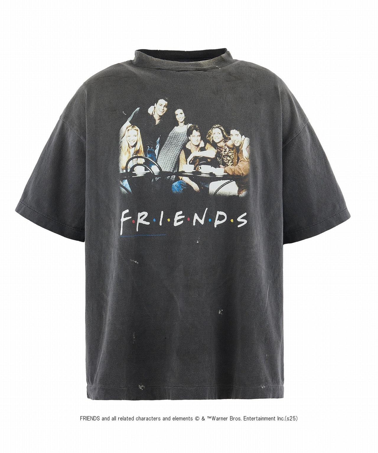 SAINT MICHAEL/セントマイケル/FRIENDSコラボ FRD_SS TEE/BLACK