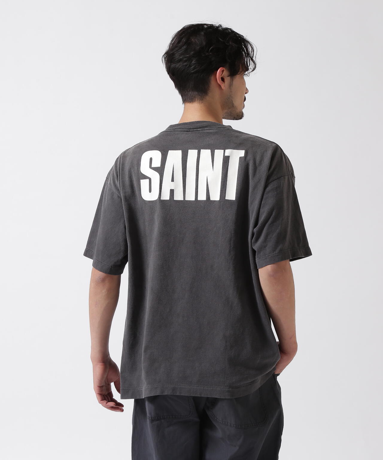 SAINT MICHAEL/セントマイケル/FRIENDSコラボ FRD_SS TEE/BLACK