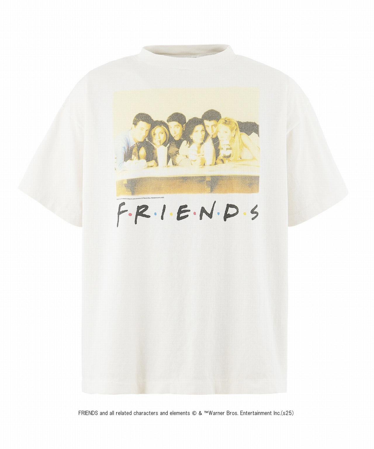 SAINT MICHAEL/セントマイケル/FRIENDSコラボ FRD_SS TEE/WHITE